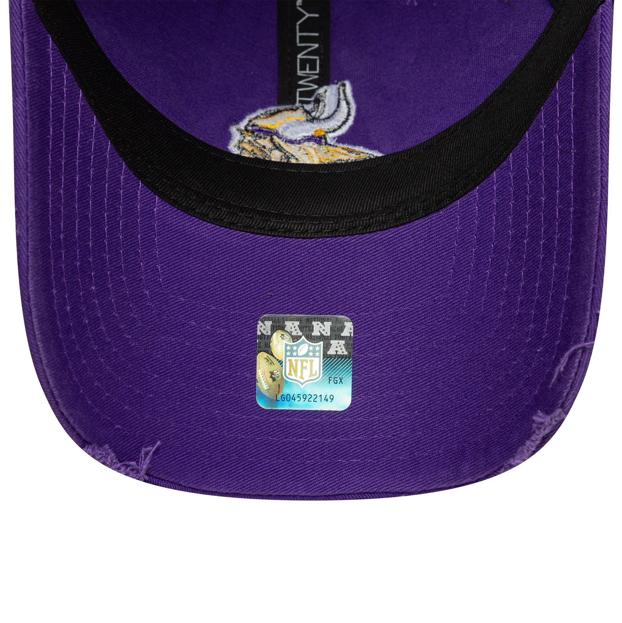 Minnesota Vikings New Era Washed Distressed 9TWENTY NFL Cap Lila - STADIUMDREAMS