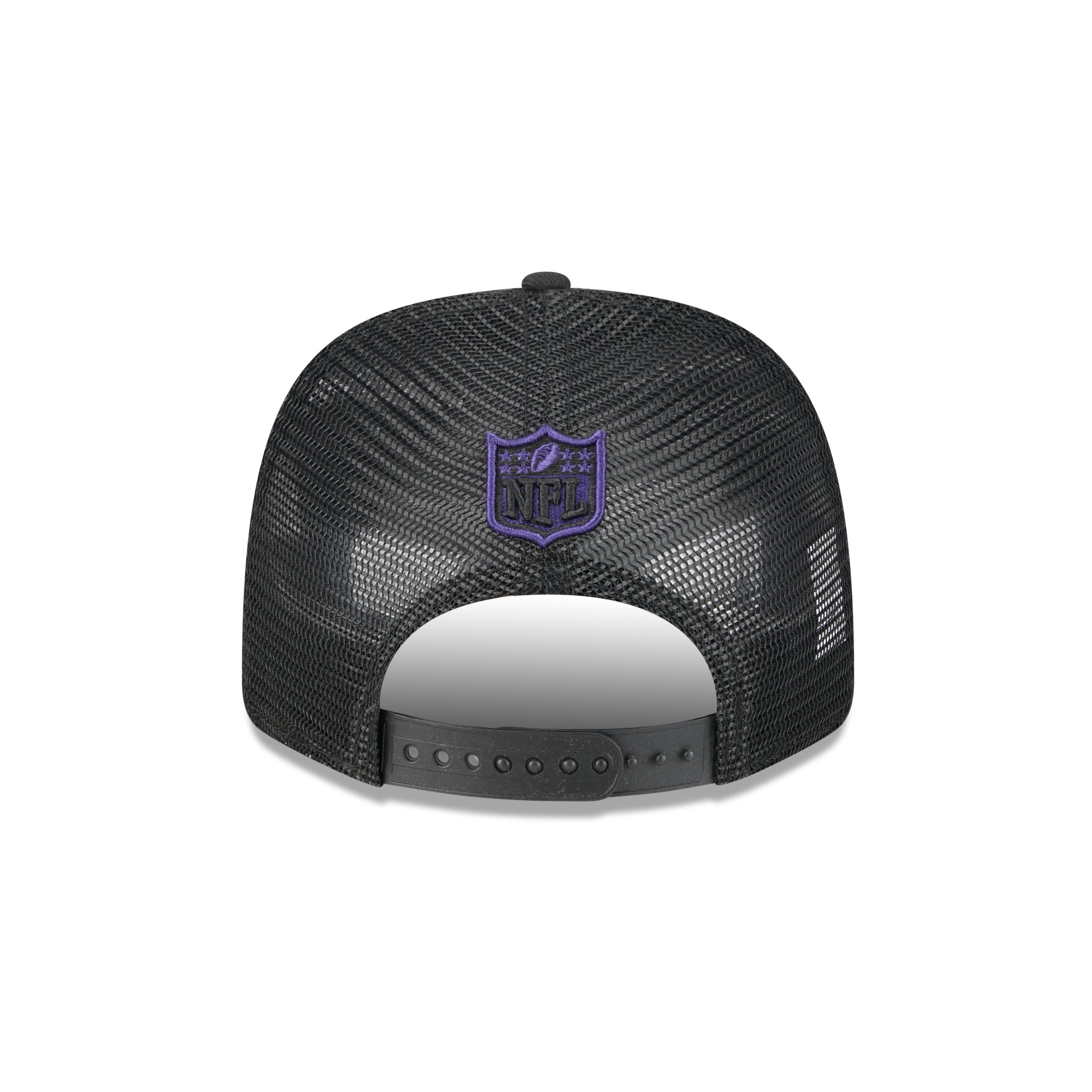 Baltimore Ravens New Era 2025 NFL Team Collection 9SEVENTY Stretch Snap Trucker Cap Schwarz - STADIUMDREAMS