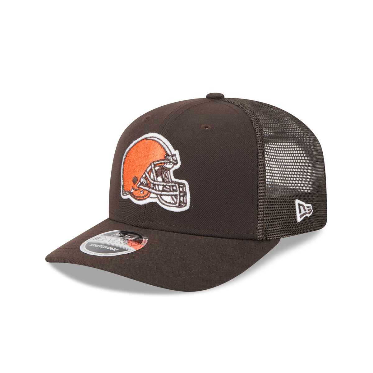 Cleveland Browns New Era 2025 NFL Team Collection 9SEVENTY Stretch Snap Trucker Cap Braun - STADIUMDREAMS