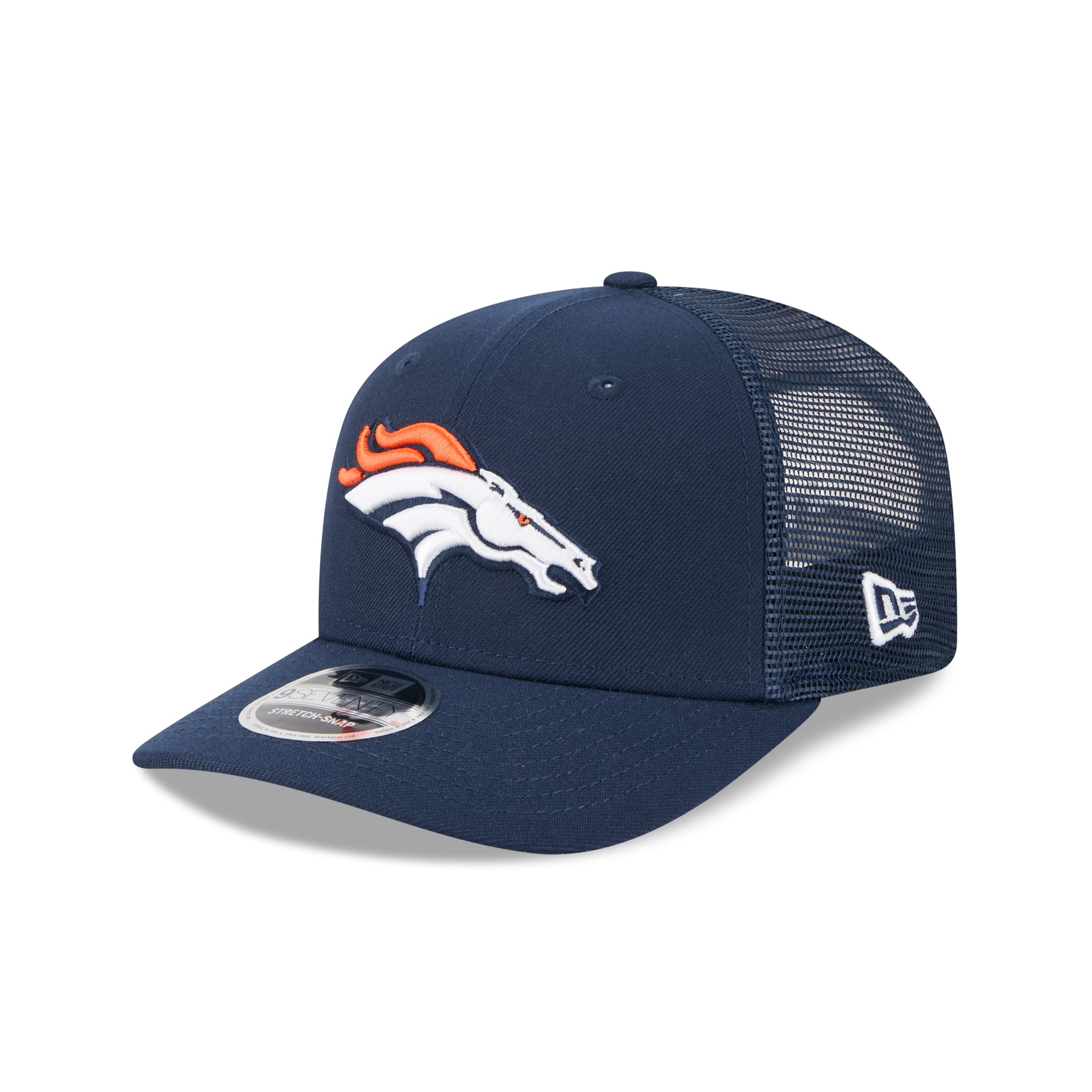 Denver Broncos New Era 2025 NFL Team Collection 9SEVENTY Stretch Snap Trucker Cap Navy - STADIUMDREAMS