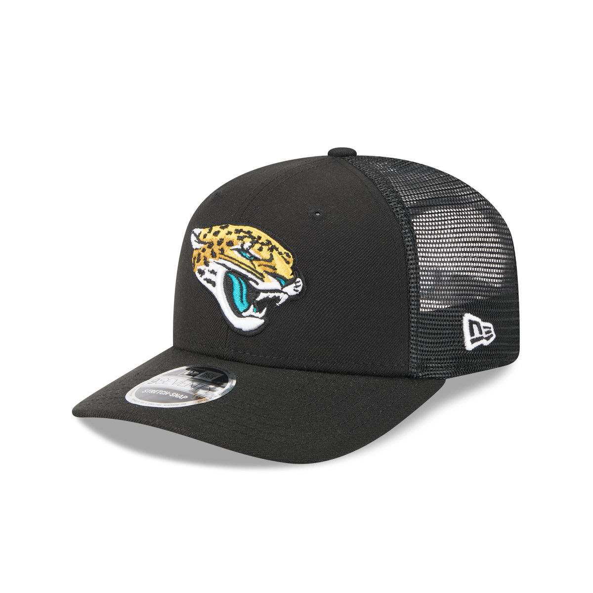 Jacksonville Jaguars New Era 2025 NFL Team Collection 9SEVENTY Stretch Snap Trucker Cap Schwarz - STADIUMDREAMS