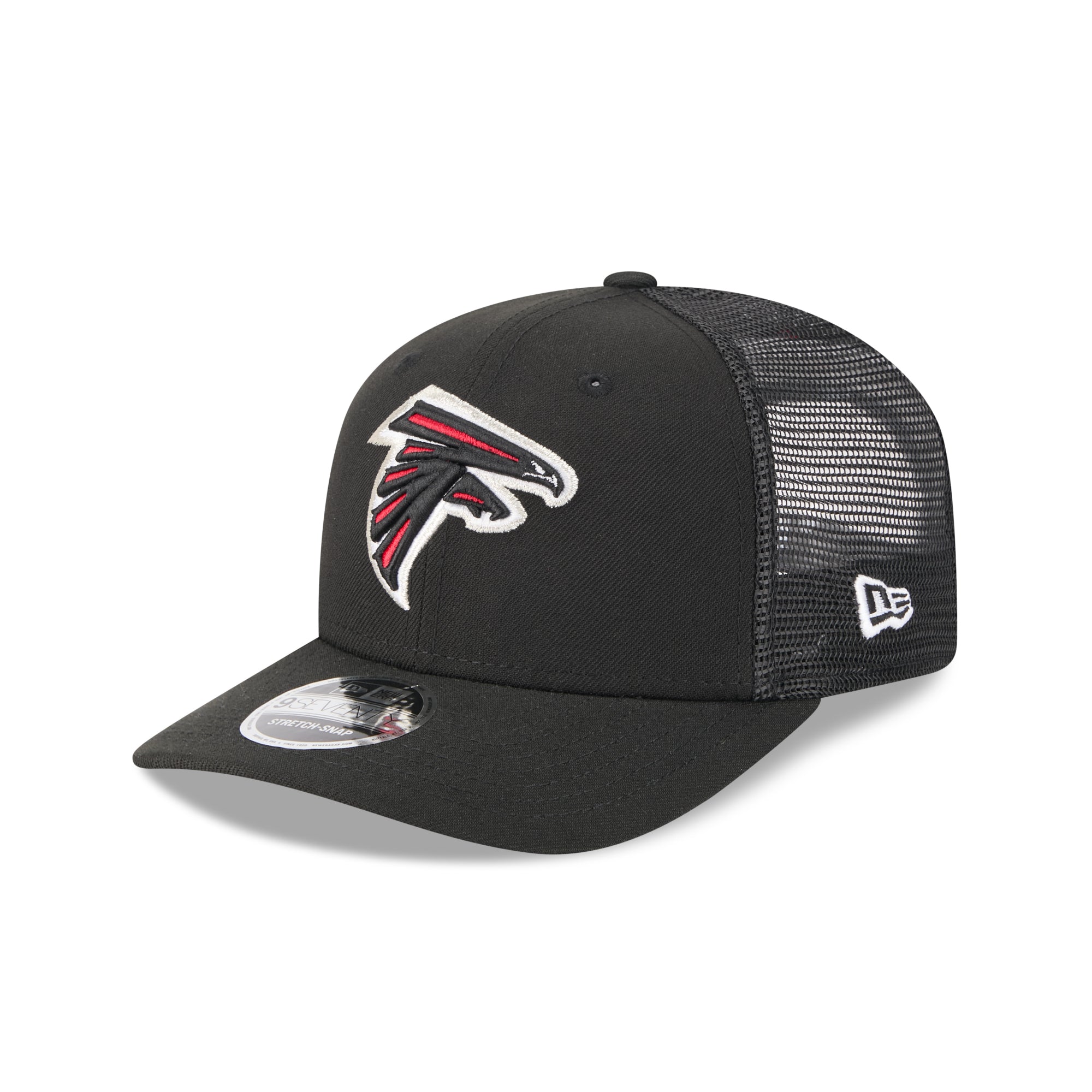 Atlanta Falcons New Era 2025 NFL Team Collection 9SEVENTY Stretch Snap Trucker Cap Schwarz - STADIUMDREAMS