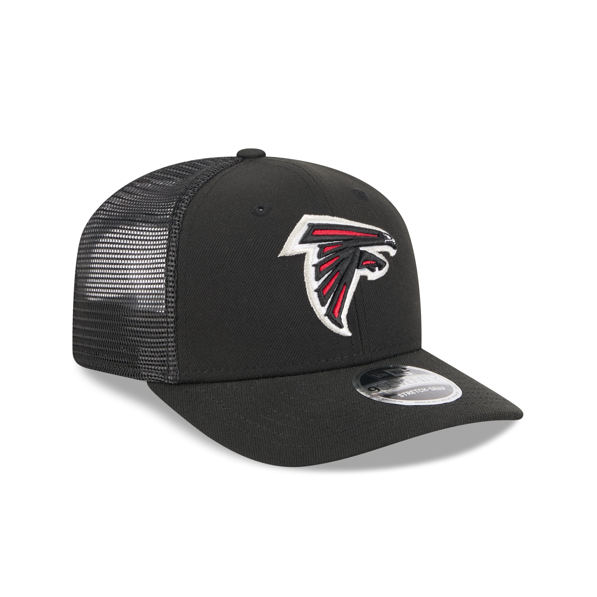 Atlanta Falcons New Era 2025 NFL Team Collection 9SEVENTY Stretch Snap Trucker Cap Schwarz - STADIUMDREAMS