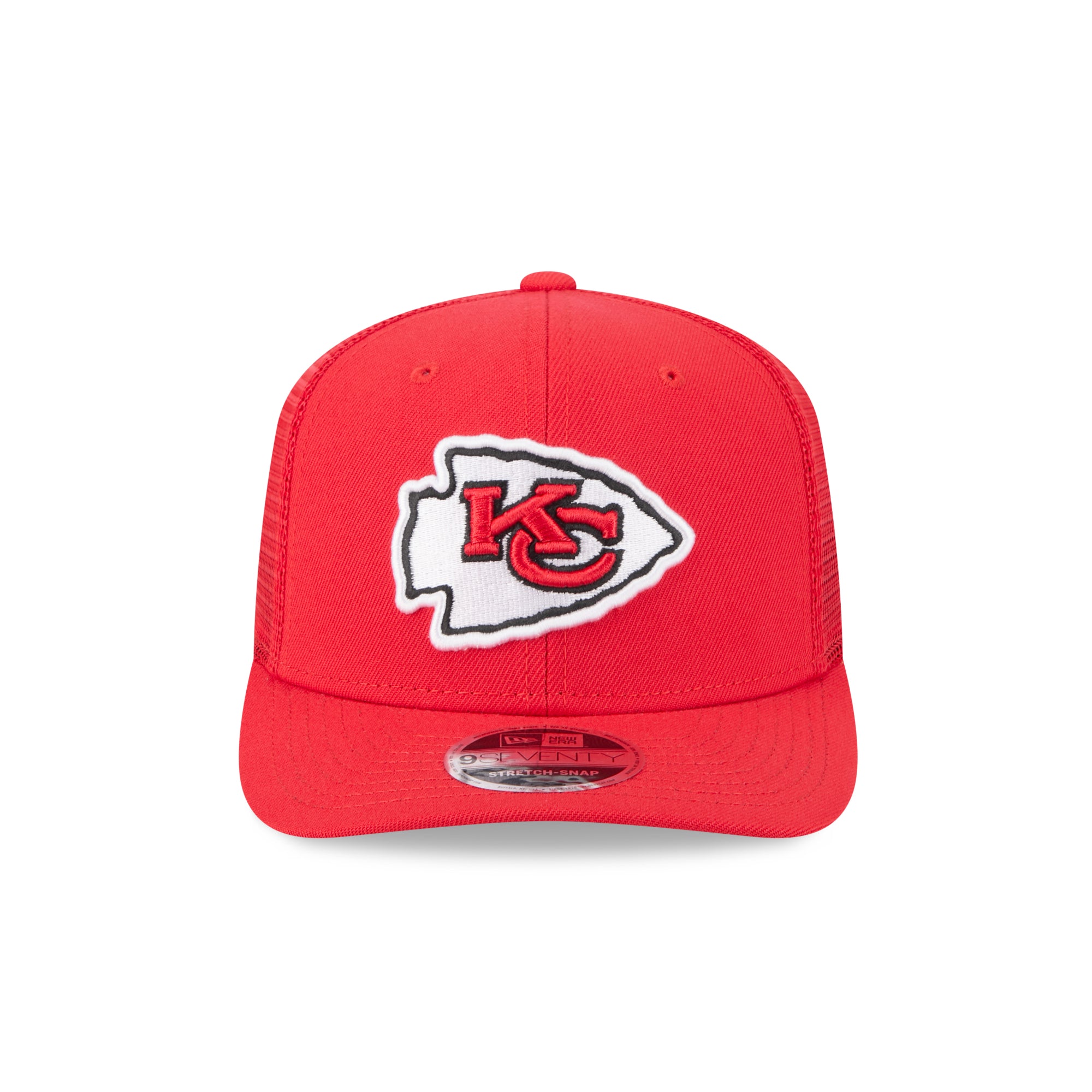 Kansas City Chiefs New Era 2025 NFL Team Collection 9SEVENTY Stretch Snap Trucker Cap Rot - STADIUMDREAMS