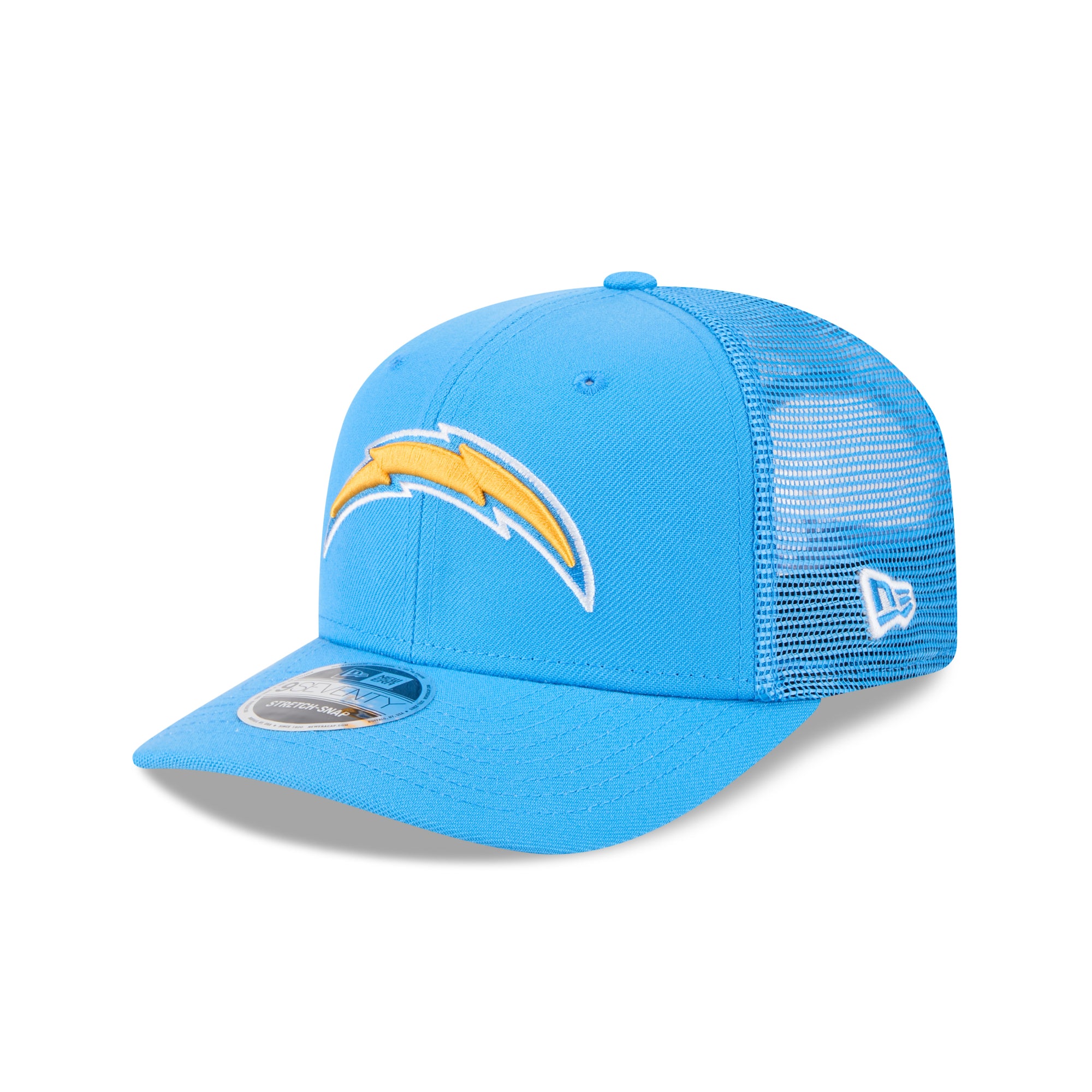 Los Angeles Chargers New Era 2025 NFL Team Collection 9SEVENTY Stretch Snap Trucker Cap Blau - STADIUMDREAMS