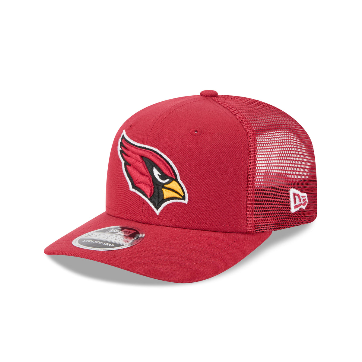 Arizona Cardinals New Era 2025 NFL Team Collection 9SEVENTY Stretch Snap Trucker Cap Rot - STADIUMDREAMS