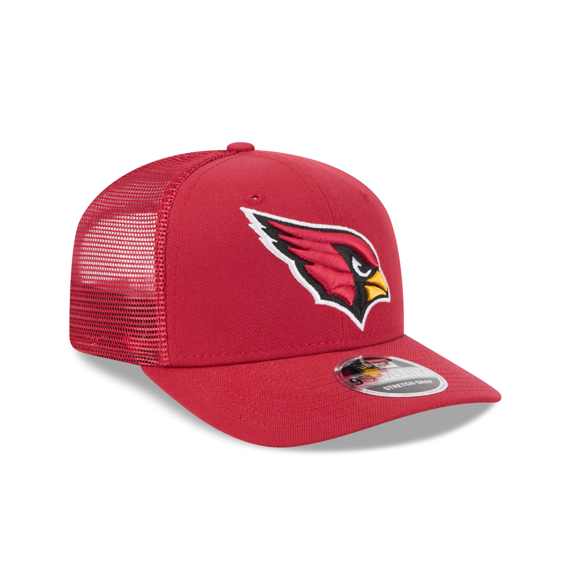 Arizona Cardinals New Era 2025 NFL Team Collection 9SEVENTY Stretch Snap Trucker Cap Rot - STADIUMDREAMS