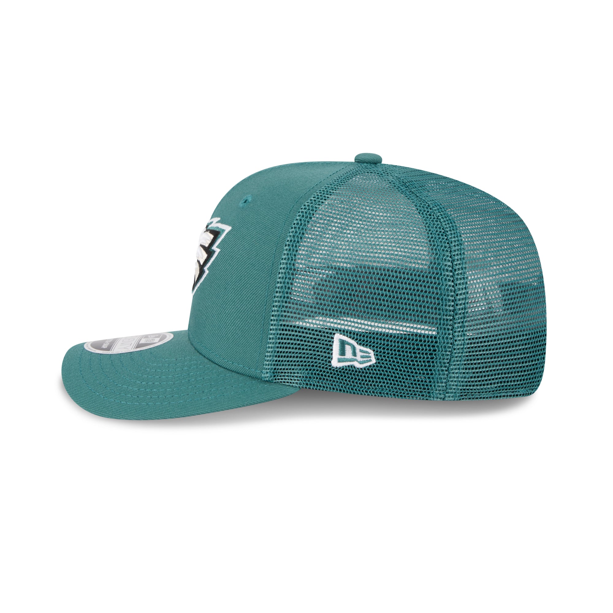 Philadelphia Eagles New Era 2025 NFL Team Collection 9SEVENTY Stretch Snap Trucker Cap Grün - STADIUMDREAMS