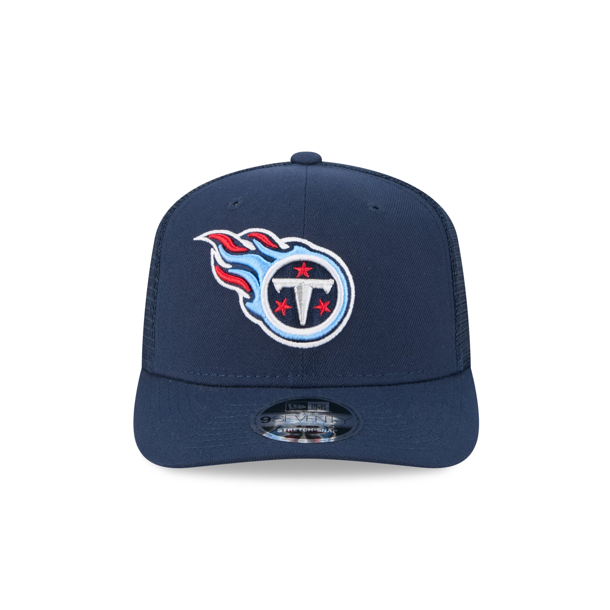 Tennessee Titans New Era 2025 NFL Team Collection 9SEVENTY Stretch Snap Trucker Cap Navy - STADIUMDREAMS
