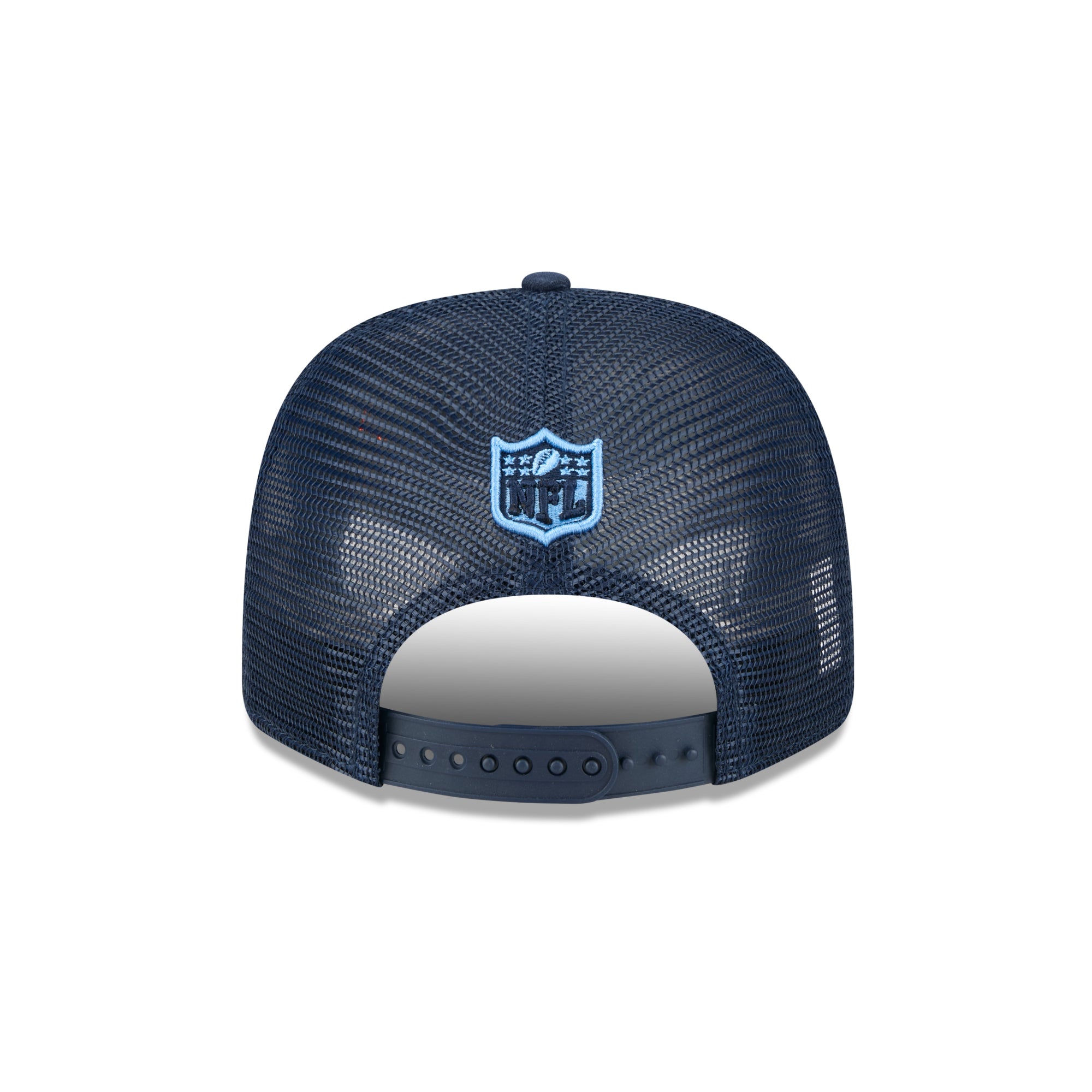 Tennessee Titans New Era 2025 NFL Team Collection 9SEVENTY Stretch Snap Trucker Cap Navy - STADIUMDREAMS