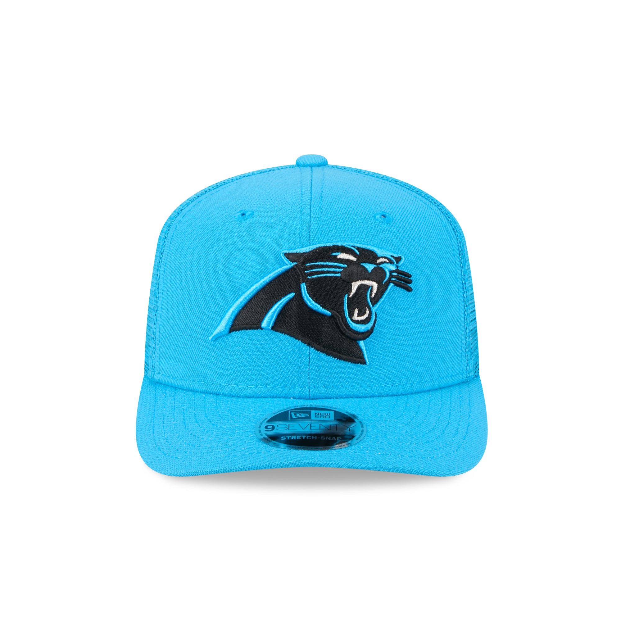Carolina Panthers New Era 2025 NFL Team Collection 9SEVENTY Stretch Snap Trucker Cap Blau - STADIUMDREAMS