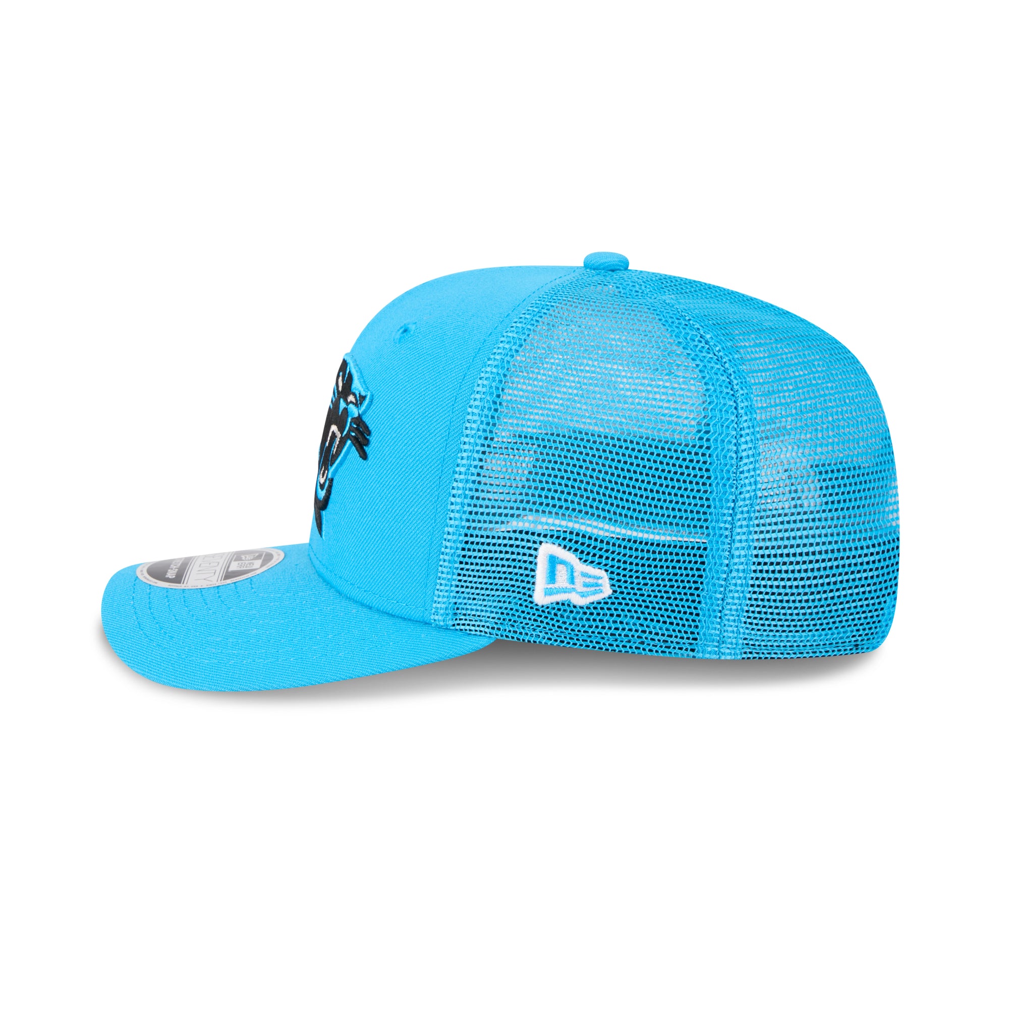 Carolina Panthers New Era 2025 NFL Team Collection 9SEVENTY Stretch Snap Trucker Cap Blau - STADIUMDREAMS