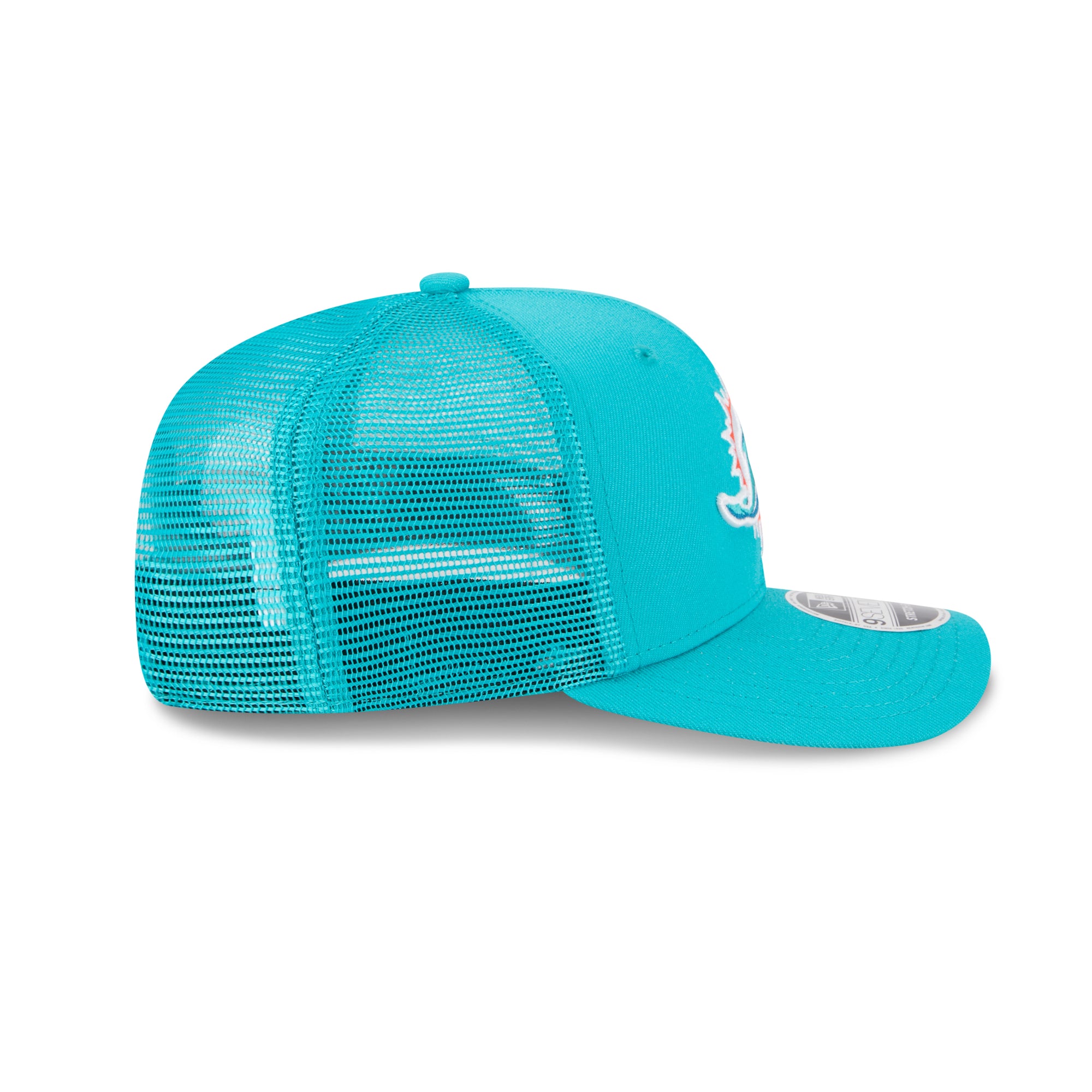 Miami Dolphins New Era 2025 NFL Team Collection 9SEVENTY Stretch Snap Trucker Cap Türkis - STADIUMDREAMS