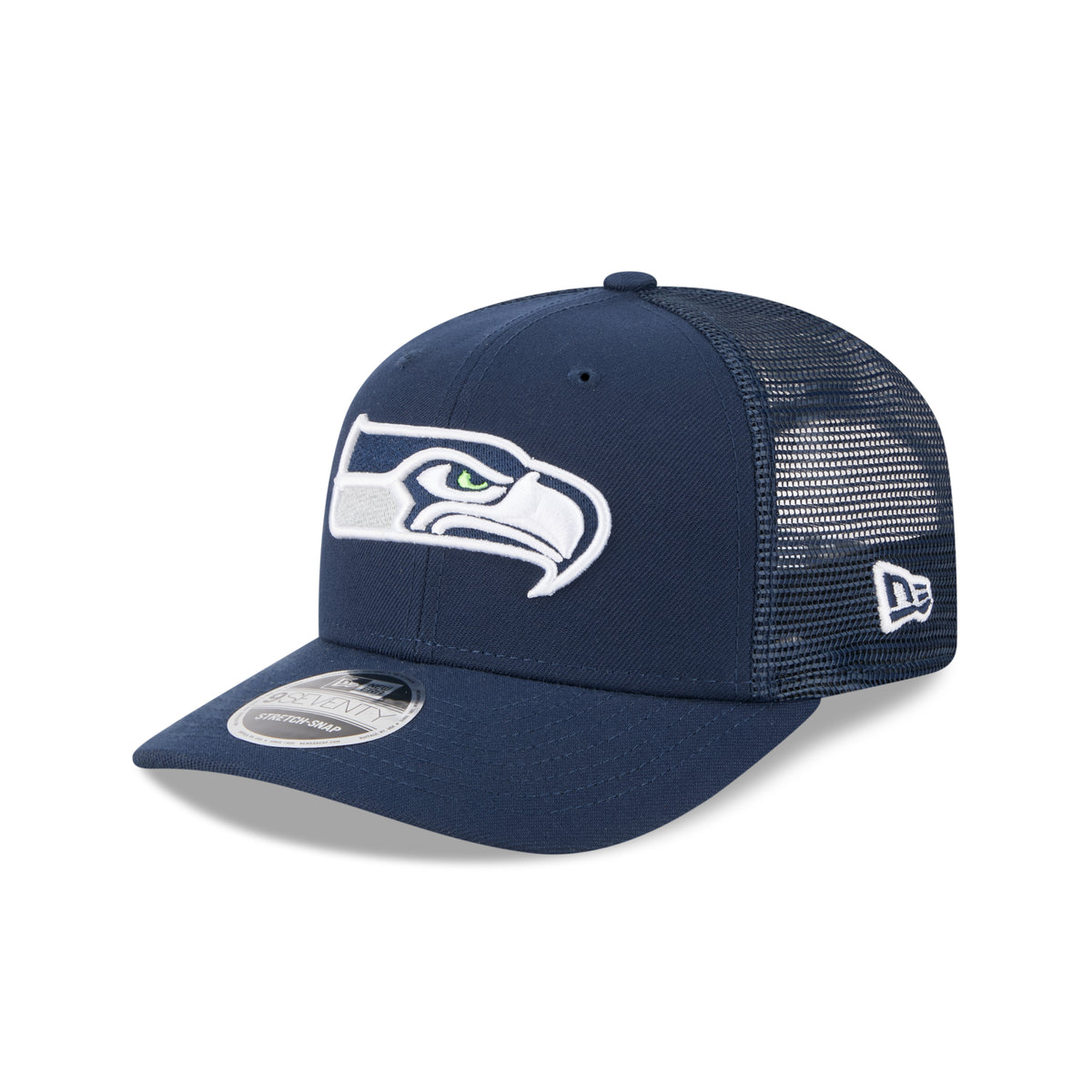 Seattle Seahawks New Era 2025 NFL Team Collection 9SEVENTY Stretch Snap Trucker Cap Navy Navy - STADIUMDREAMS