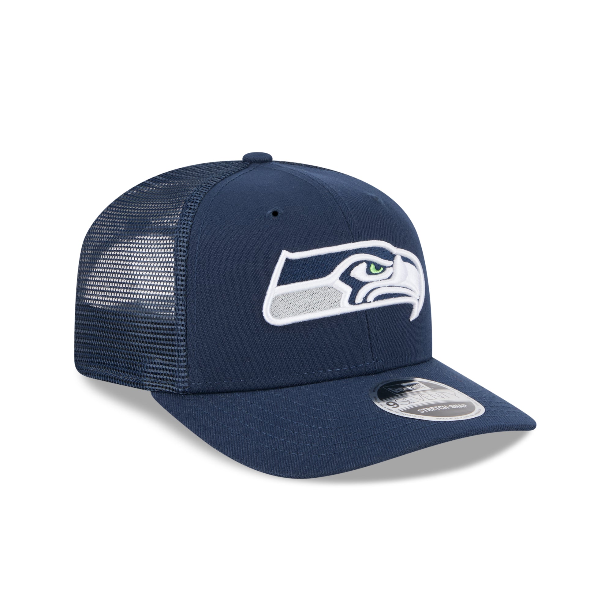 Seattle Seahawks New Era 2025 NFL Team Collection 9SEVENTY Stretch Snap Trucker Cap Navy Navy - STADIUMDREAMS