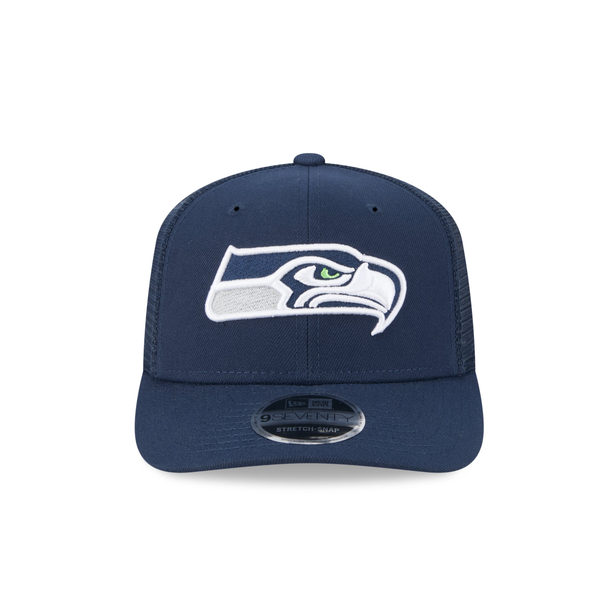 Seattle Seahawks New Era 2025 NFL Team Collection 9SEVENTY Stretch Snap Trucker Cap Navy Navy - STADIUMDREAMS
