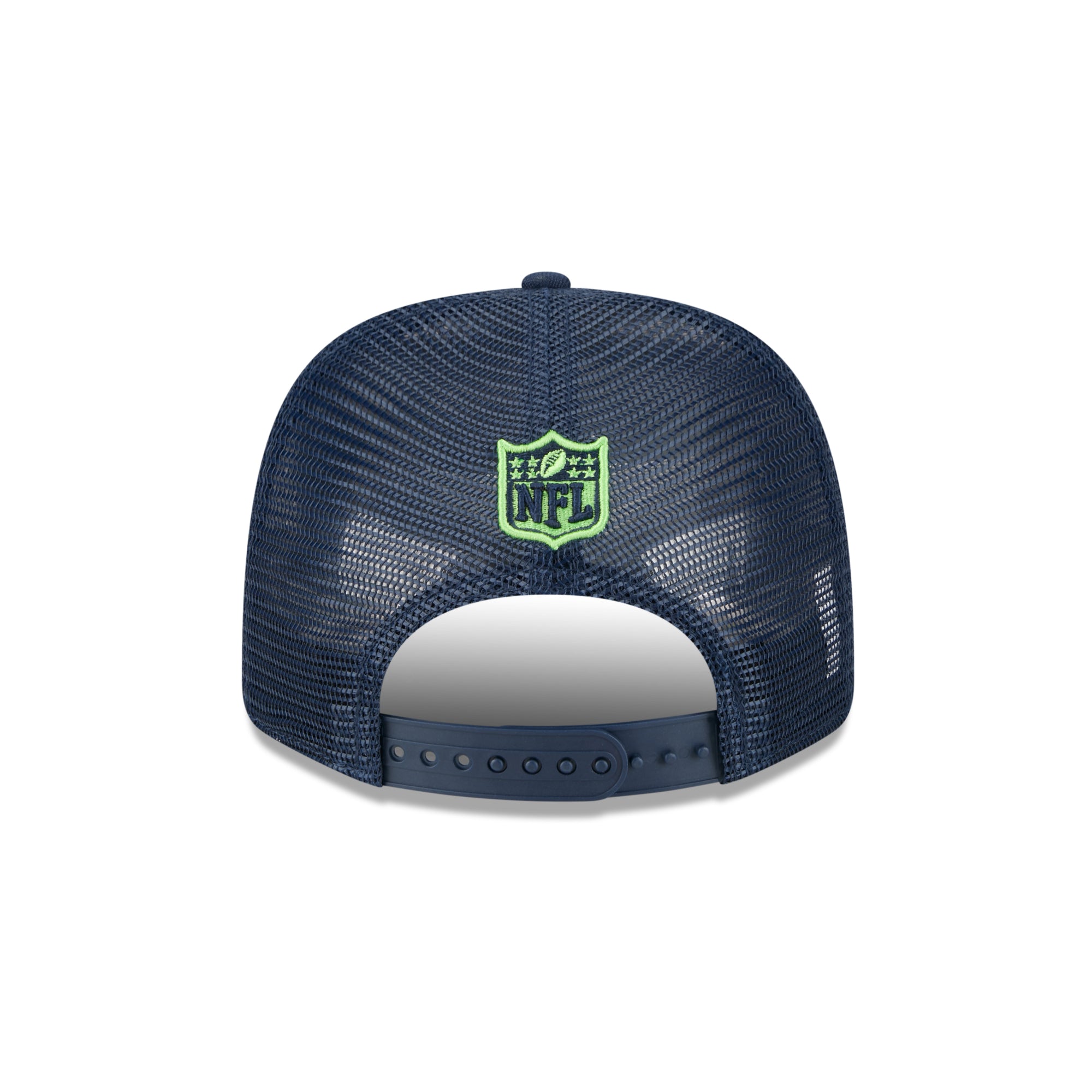 Seattle Seahawks New Era 2025 NFL Team Collection 9SEVENTY Stretch Snap Trucker Cap Navy Navy - STADIUMDREAMS