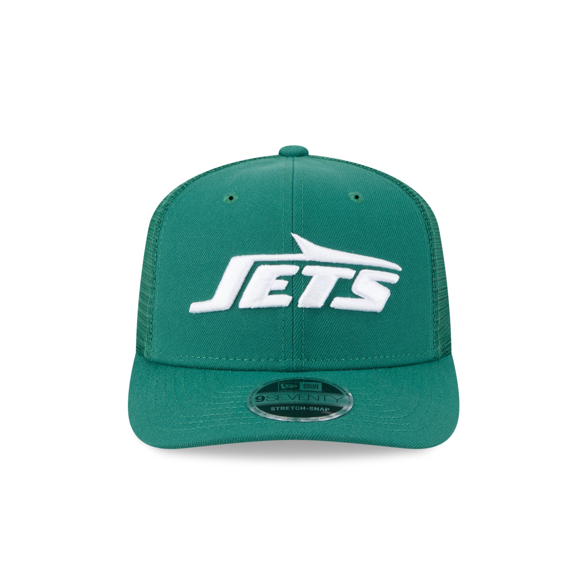 New York Jets New Era 2025 NFL Team Collection 9SEVENTY Stretch Snap Trucker Cap Grün - STADIUMDREAMS