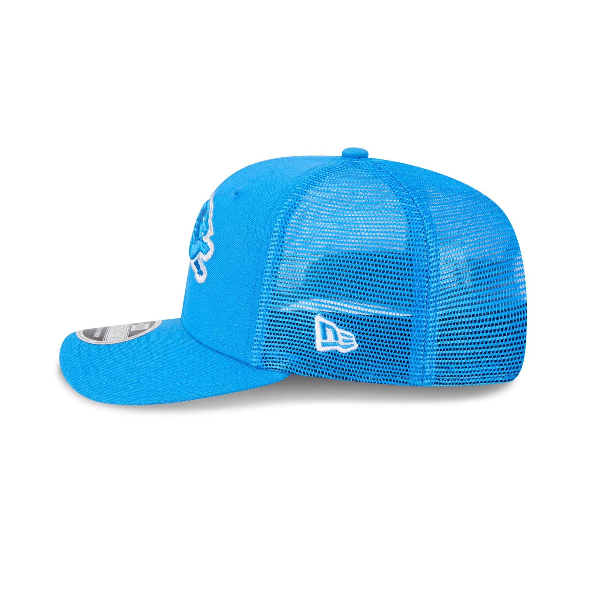 Detroit Lions New Era 2025 NFL Team Collection 9SEVENTY Stretch Snap Trucker Cap Blau