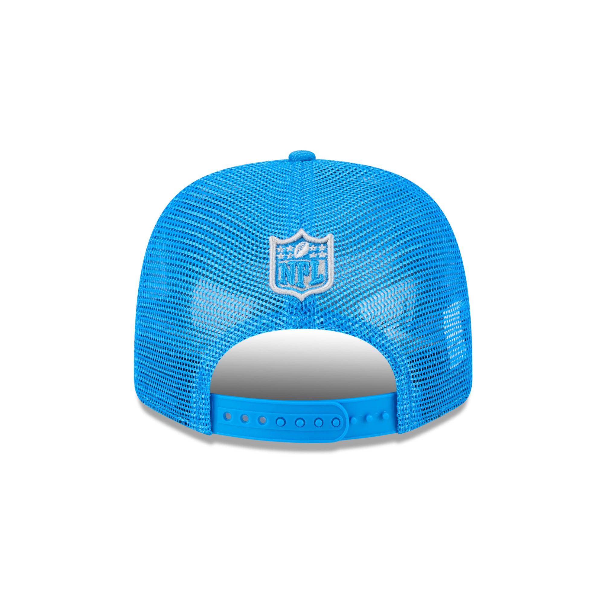 Detroit Lions New Era 2025 NFL Team Collection 9SEVENTY Stretch Snap Trucker Cap Blau