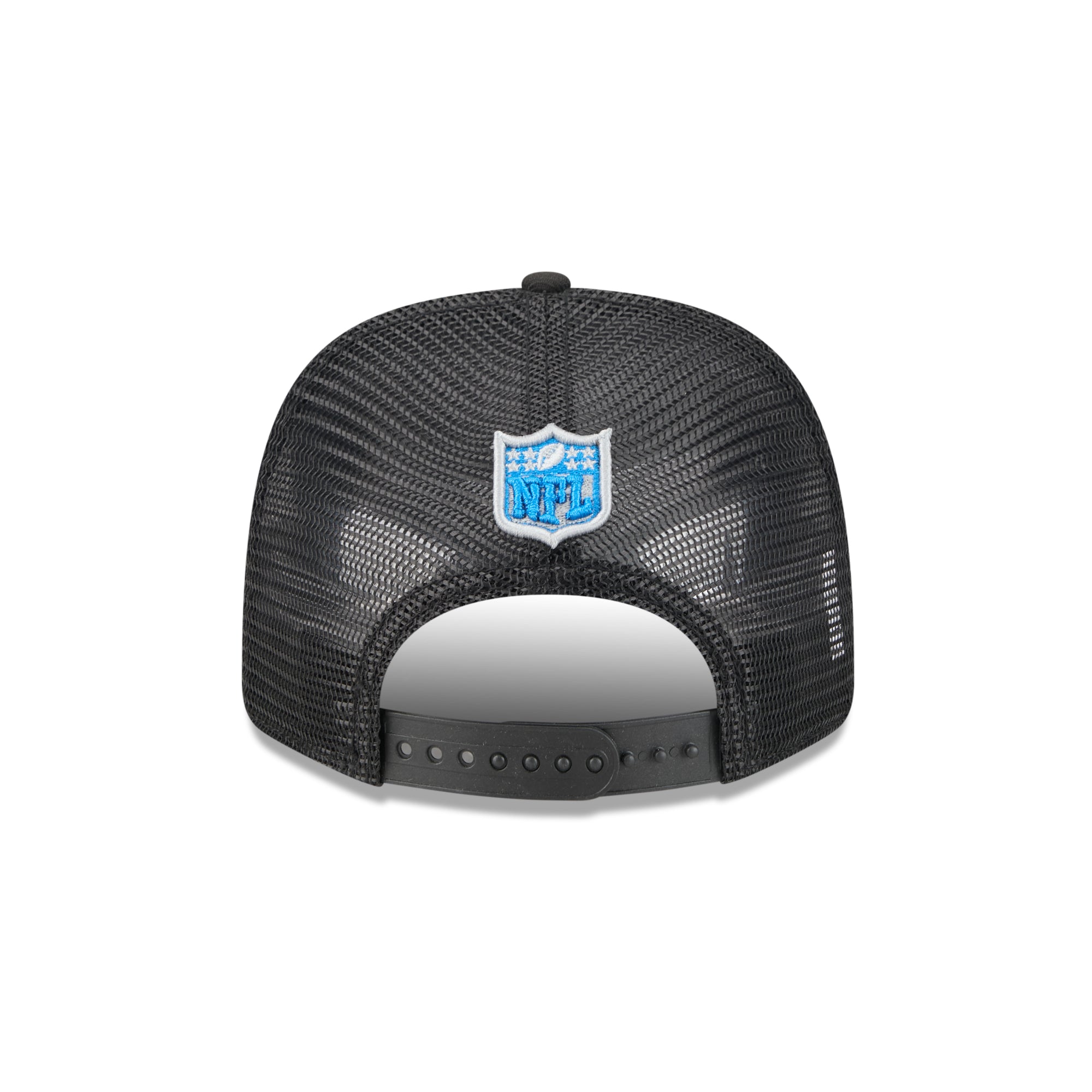 Detroit Lions New Era 2025 NFL Team Collection 9SEVENTY Stretch Snap Trucker Cap Schwarz - STADIUMDREAMS