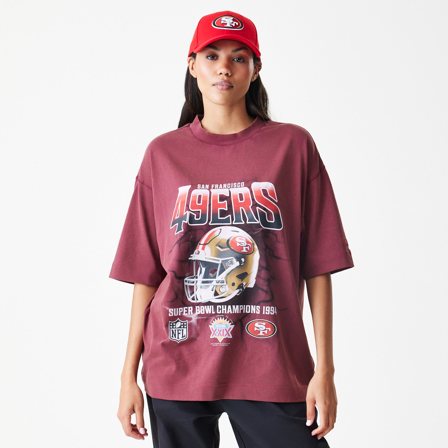 NFL WASHED BOXY TEE SAF49E  FBG - STADIUMDREAMS