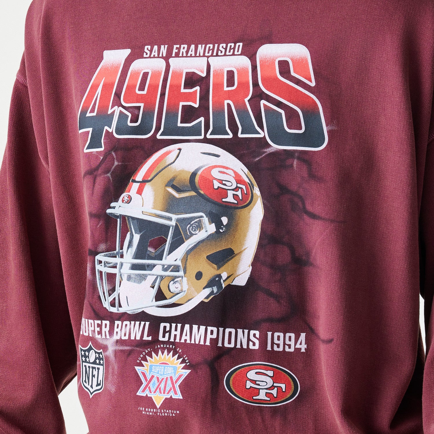 NFL WASHED BOXY CREW SAF49E  FBG - STADIUMDREAMS