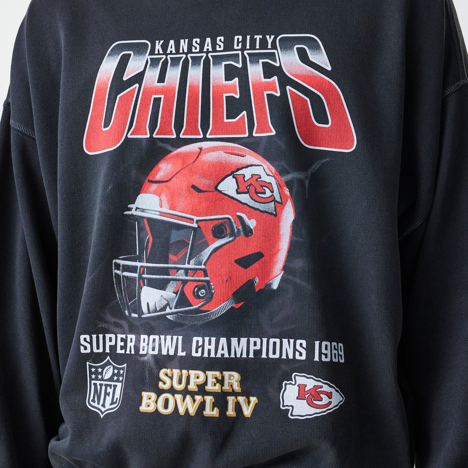 NFL WASHED BOXY CREW KANCHI  BLK - STADIUMDREAMS