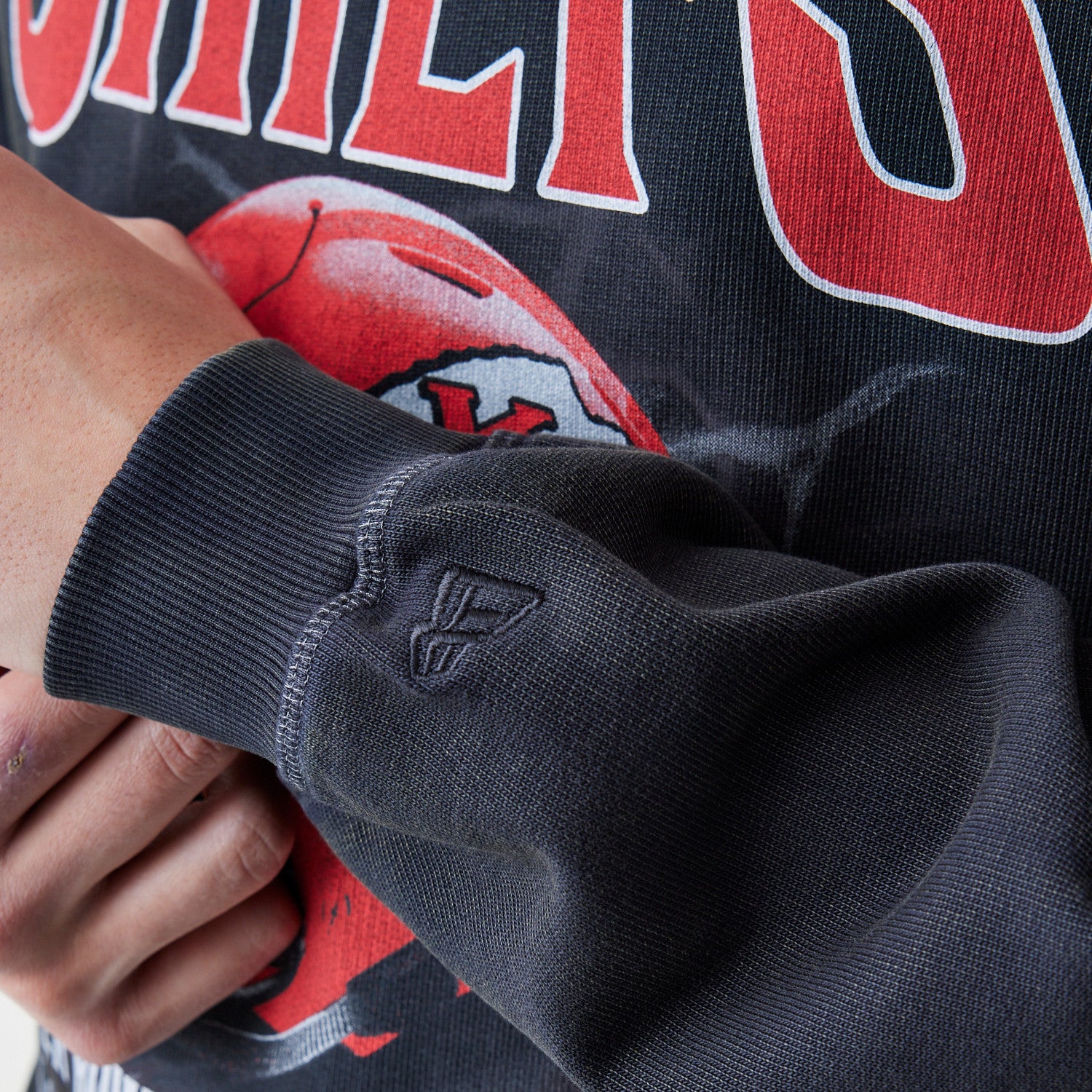 NFL WASHED BOXY CREW KANCHI  BLK - STADIUMDREAMS