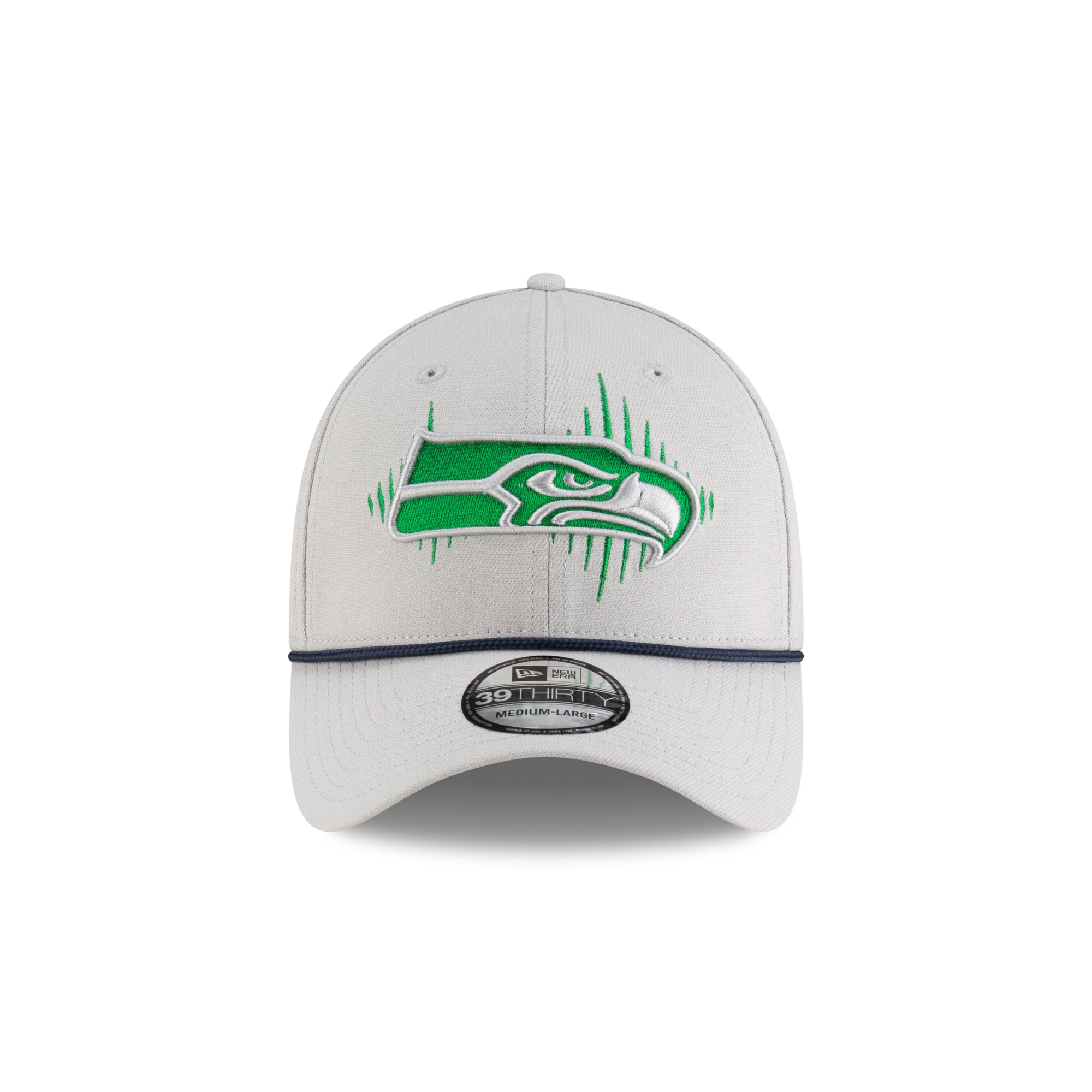 Seattle Seahawks New Era 2025 Rivalries 39THIRTY Stretch Fit NFL Cap Grau
