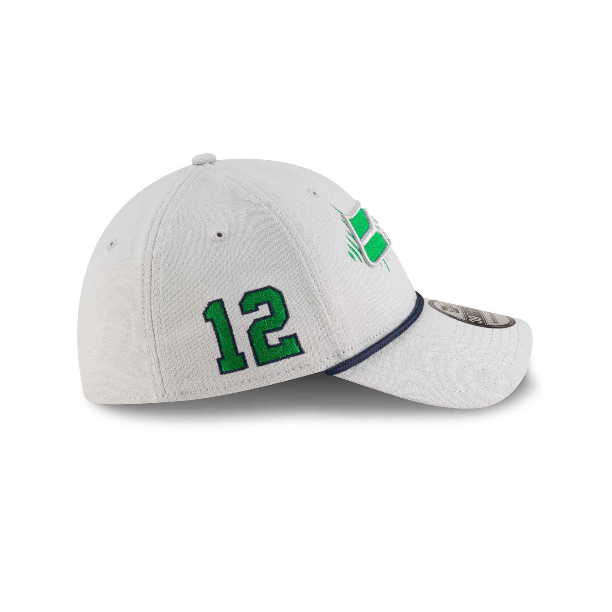 Seattle Seahawks New Era 2025 Rivalries 39THIRTY Stretch Fit NFL Cap Grau