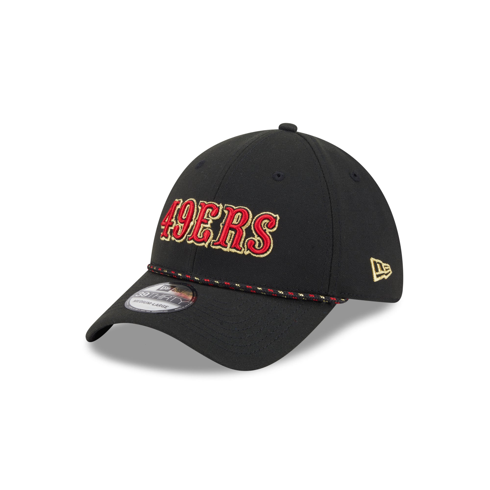 San Francisco 49ers New Era 2025 Rivalries 39THIRTY Stretch Fit NFL Cap Schwarz