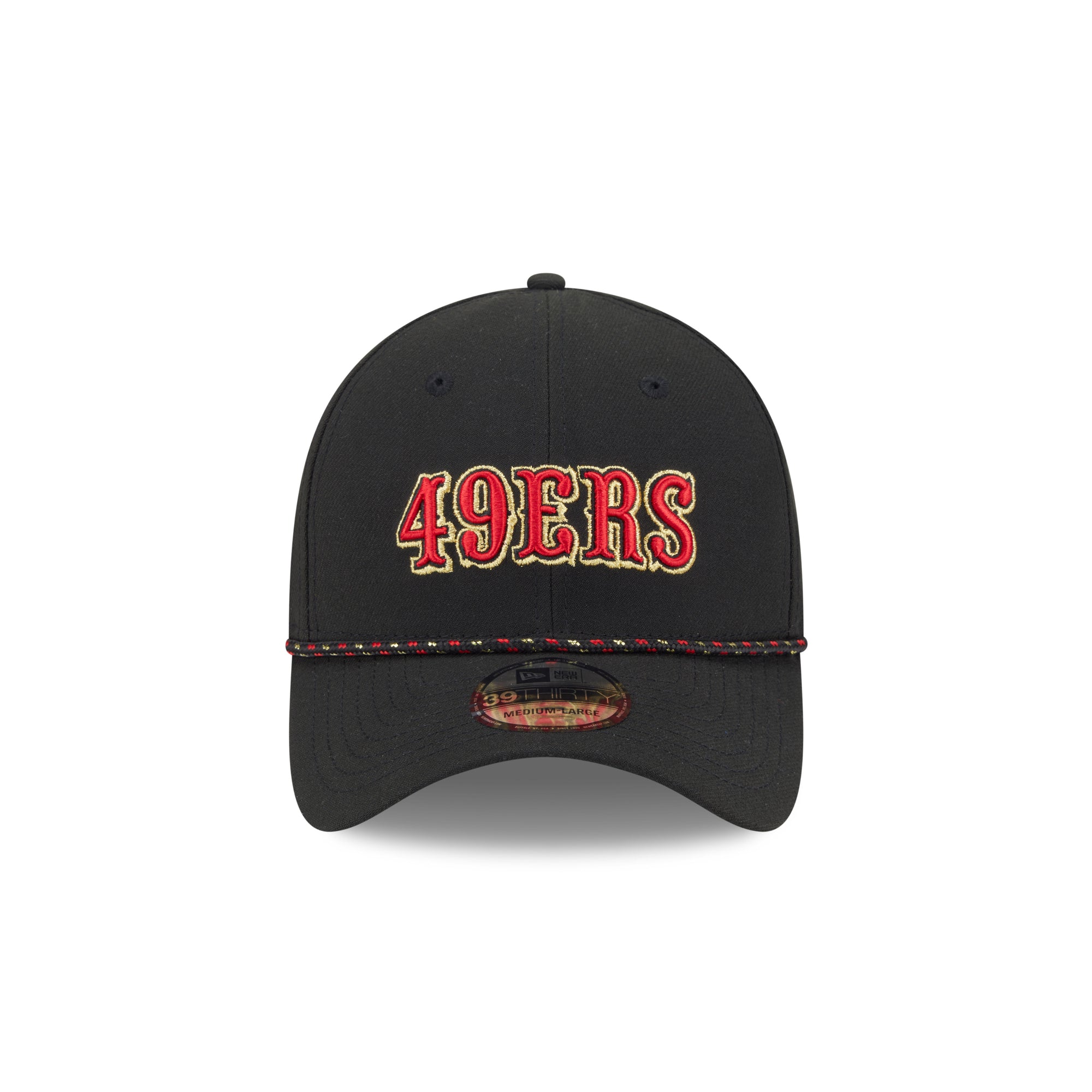 San Francisco 49ers New Era 2025 Rivalries 39THIRTY Stretch Fit NFL Cap Schwarz