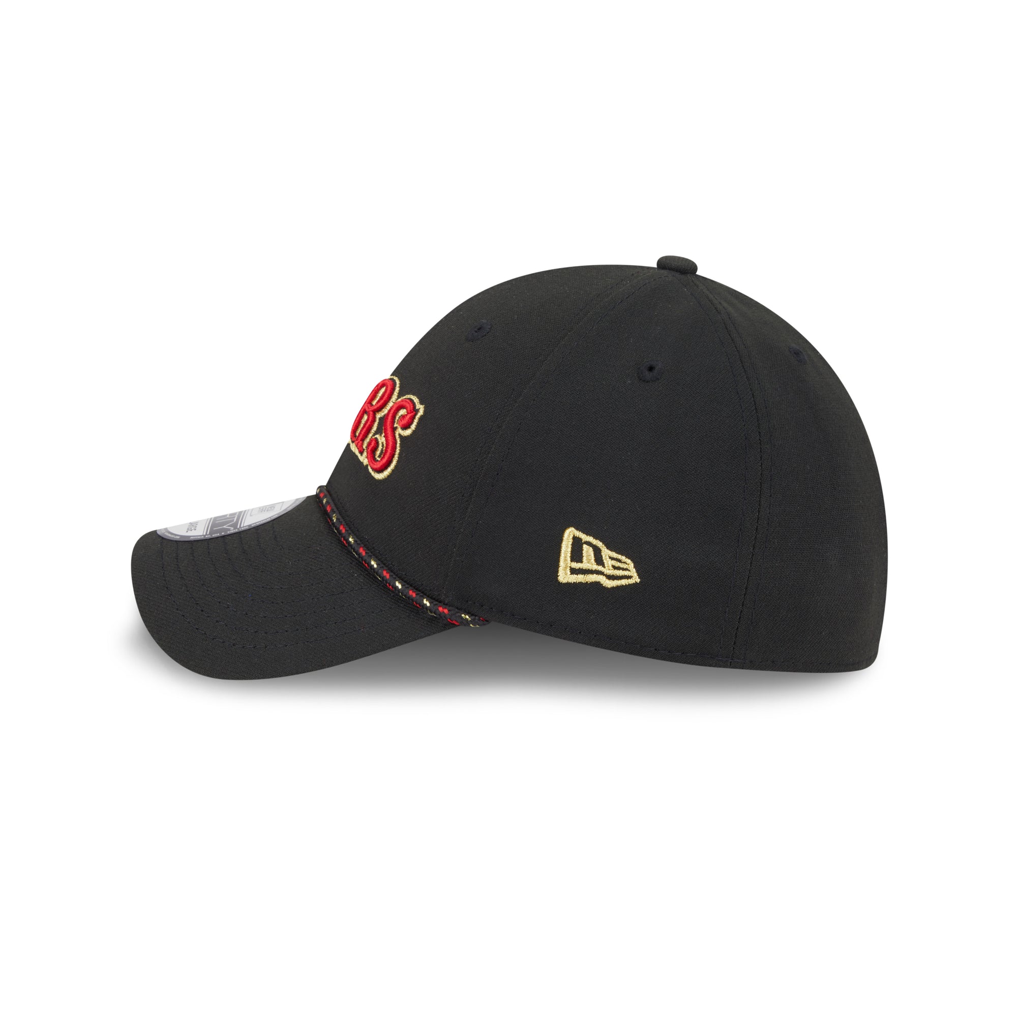 San Francisco 49ers New Era 2025 Rivalries 39THIRTY Stretch Fit NFL Cap Schwarz