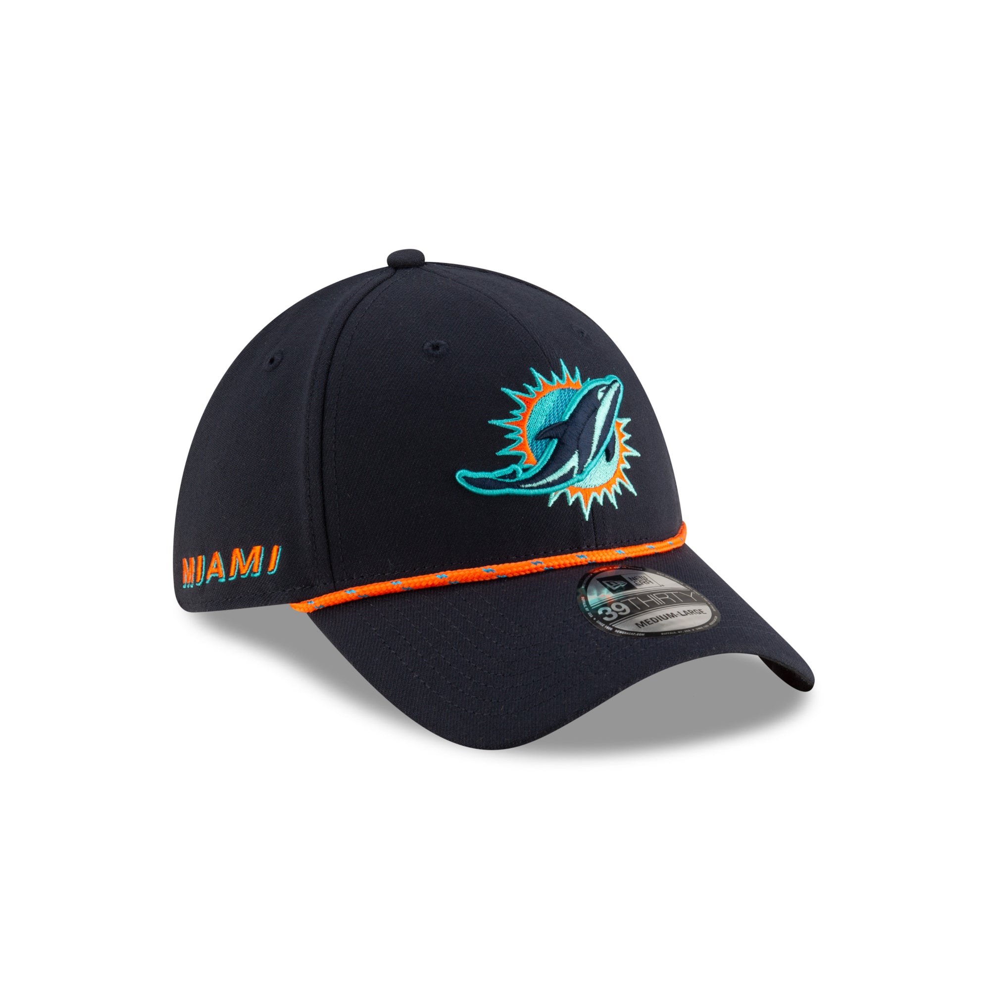 Miami Dolphins New Era 2025 Rivalries 39THIRTY Stretch Fit NFL Cap Navy