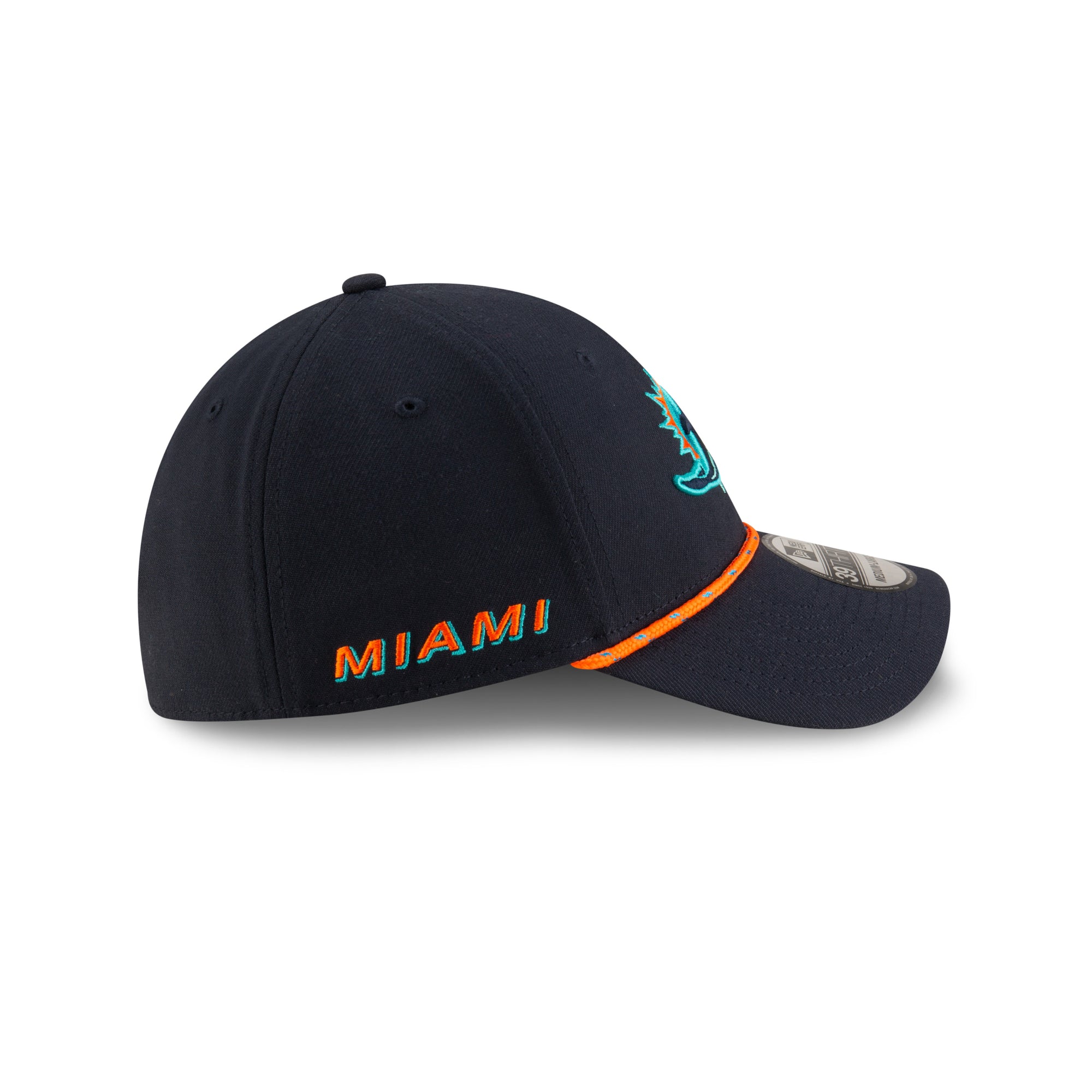 Miami Dolphins New Era 2025 Rivalries 39THIRTY Stretch Fit NFL Cap Navy