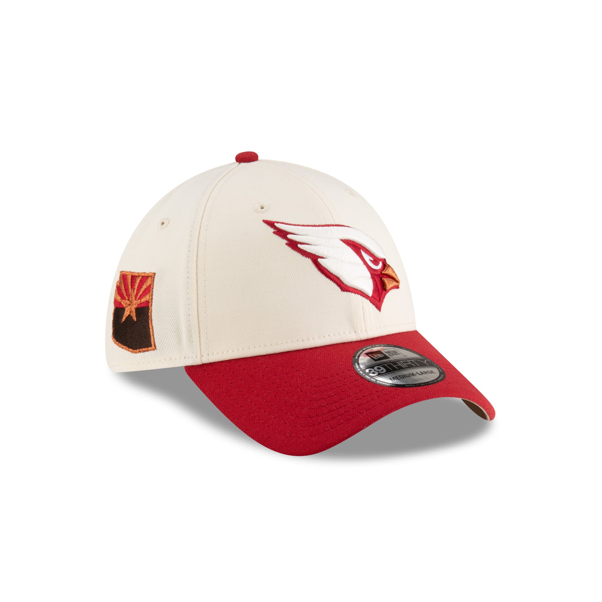 Arizona Cardinals New Era 2025 Rivalries 39THIRTY Stretch Fit NFL Cap Beige - STADIUMDREAMS