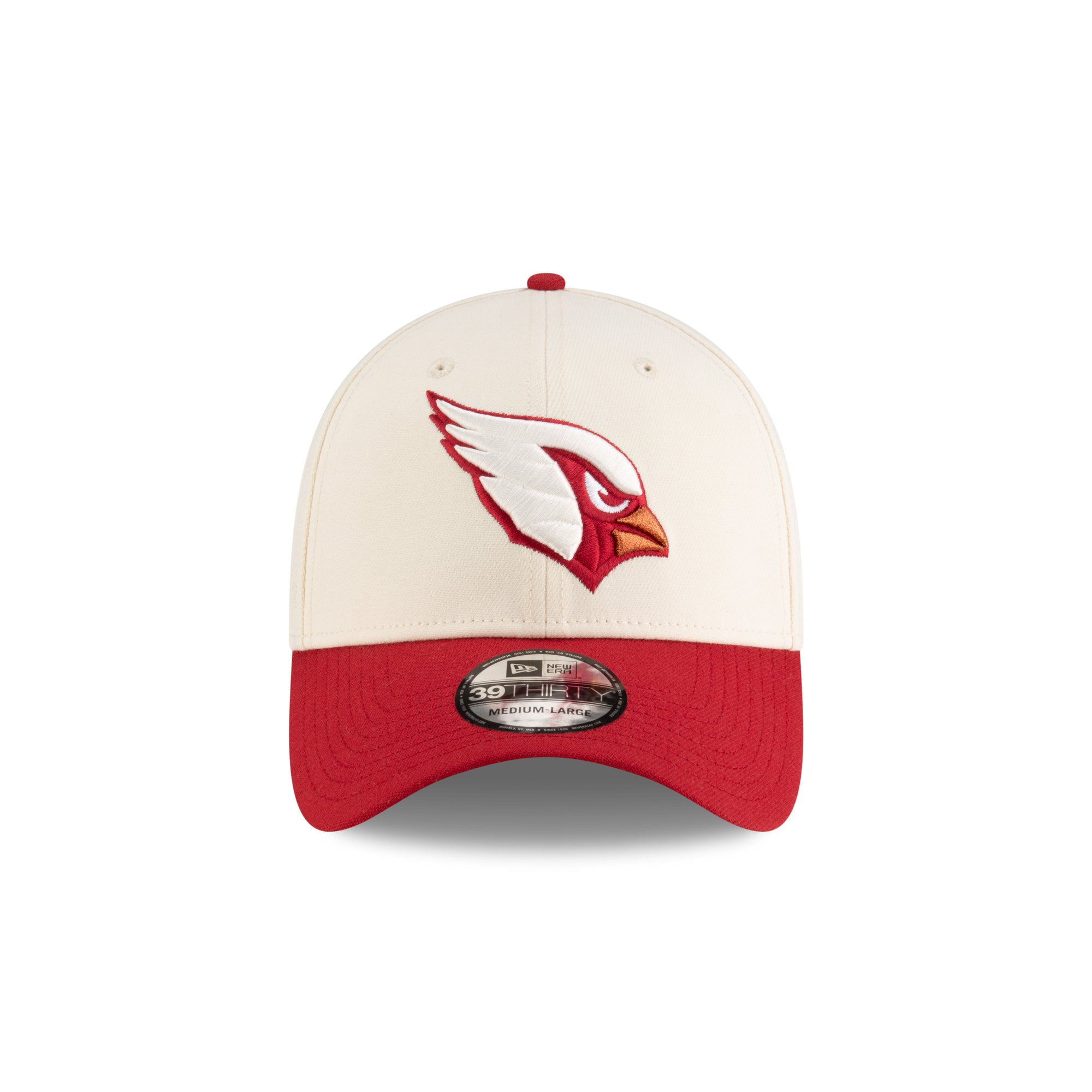 Arizona Cardinals New Era 2025 Rivalries 39THIRTY Stretch Fit NFL Cap Beige - STADIUMDREAMS