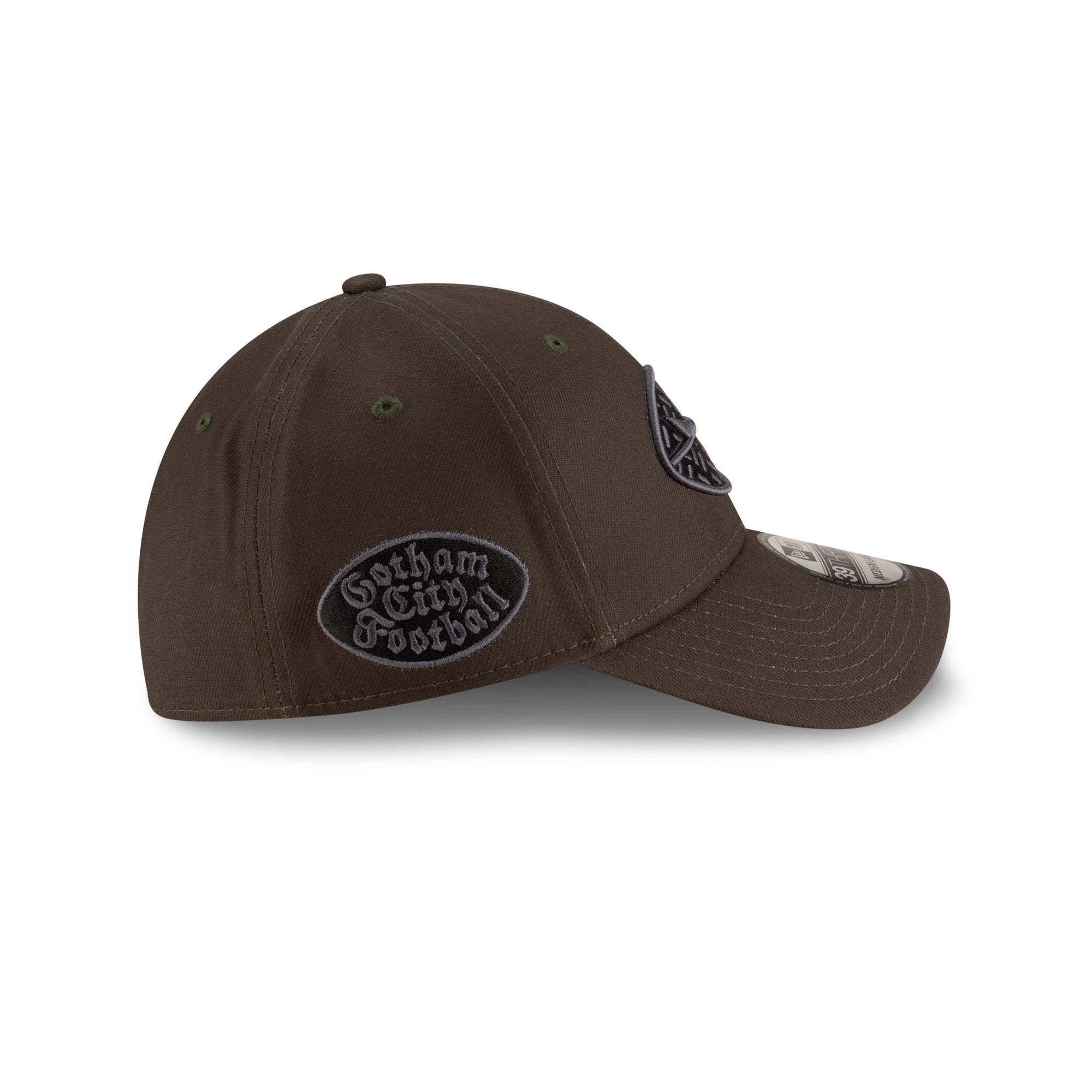 New York Jets New Era 2025 Rivalries 39THIRTY Stretch Fit NFL Cap Dunkelgrün