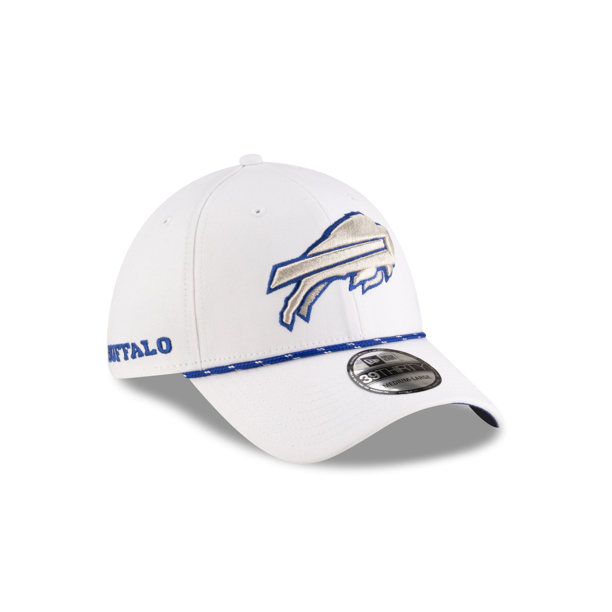 Buffalo Bills New Era 2025 Rivalries 39THIRTY Stretch Fit NFL Cap Weiß