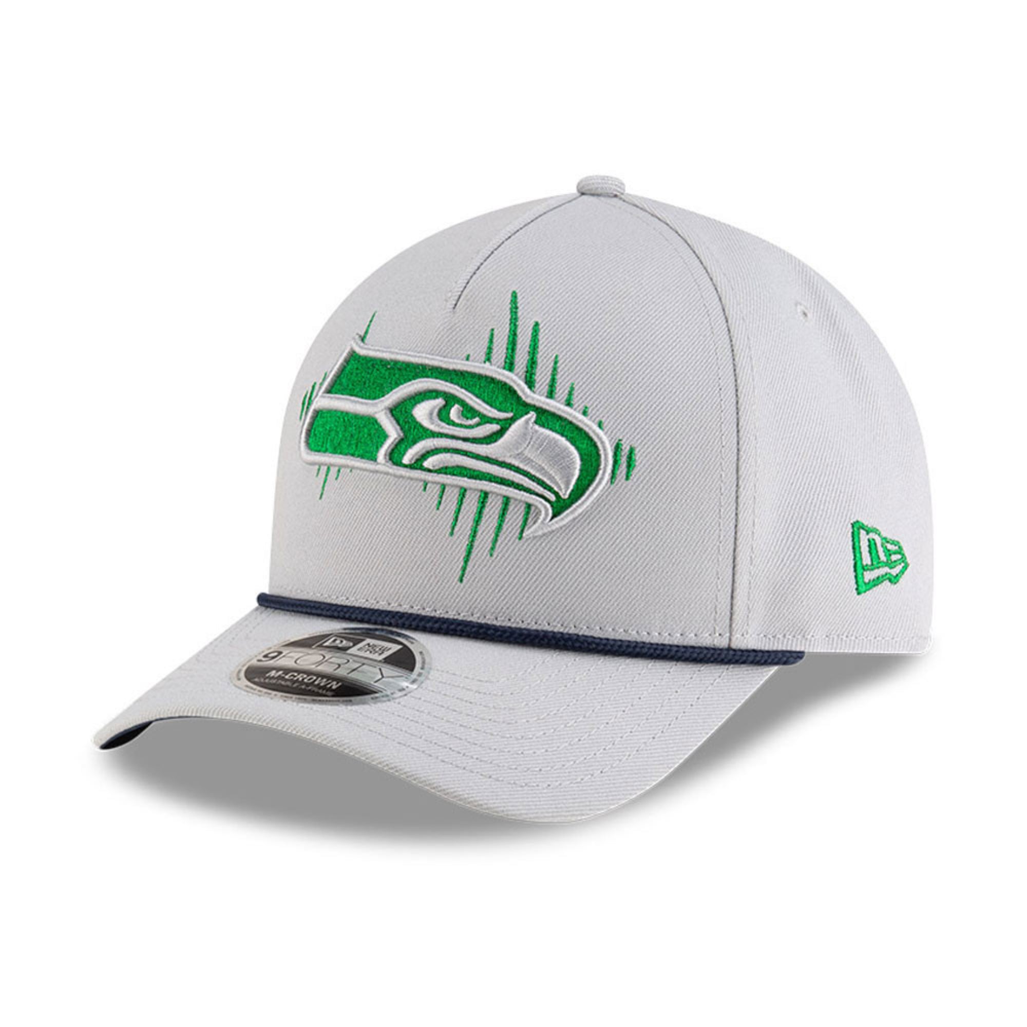 Seattle Seahawks New Era 2025 Rivalries 9FORTY M-Crown A-Frame NFL Cap Grau - STADIUMDREAMS