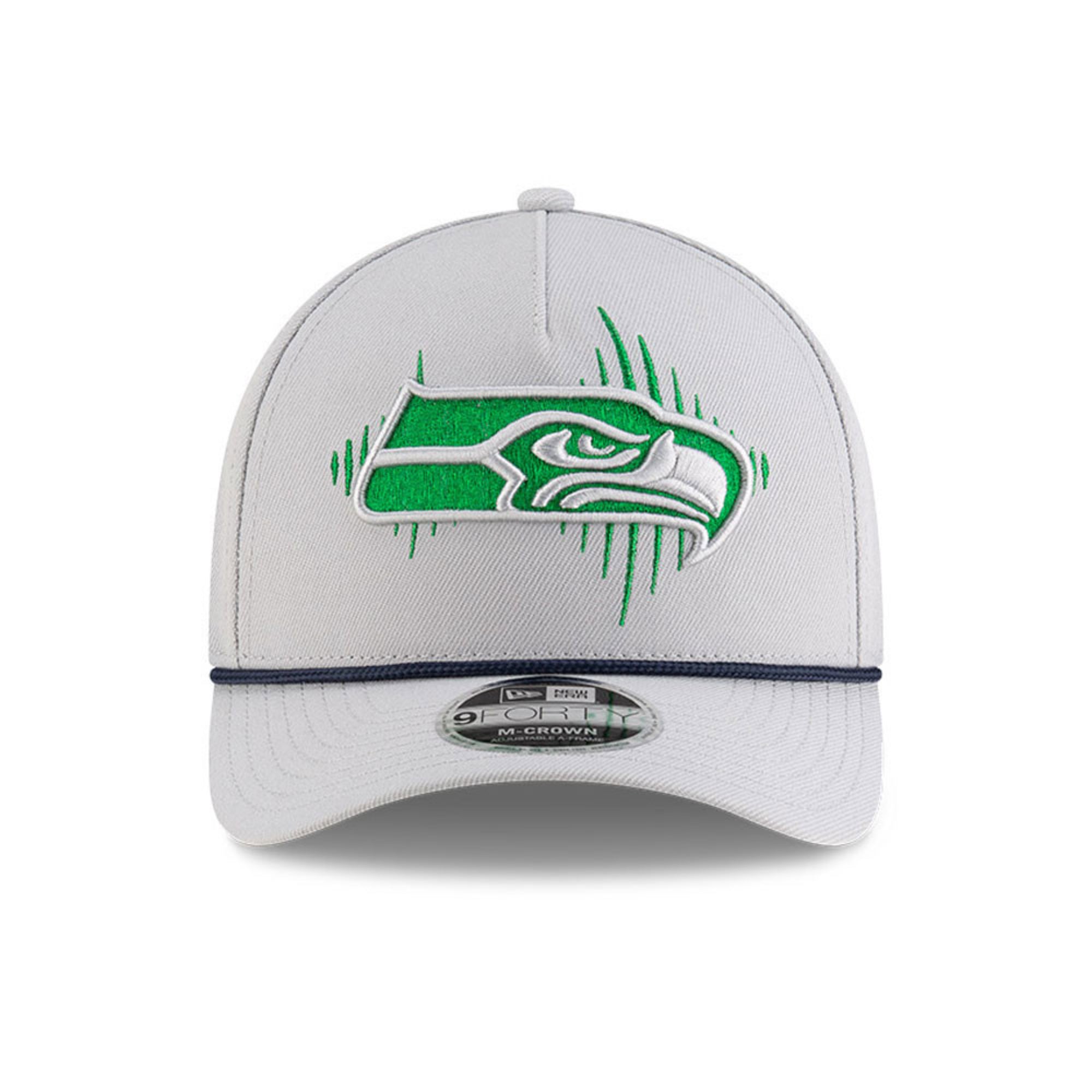 Seattle Seahawks New Era 2025 Rivalries 9FORTY M-Crown A-Frame NFL Cap Grau - STADIUMDREAMS