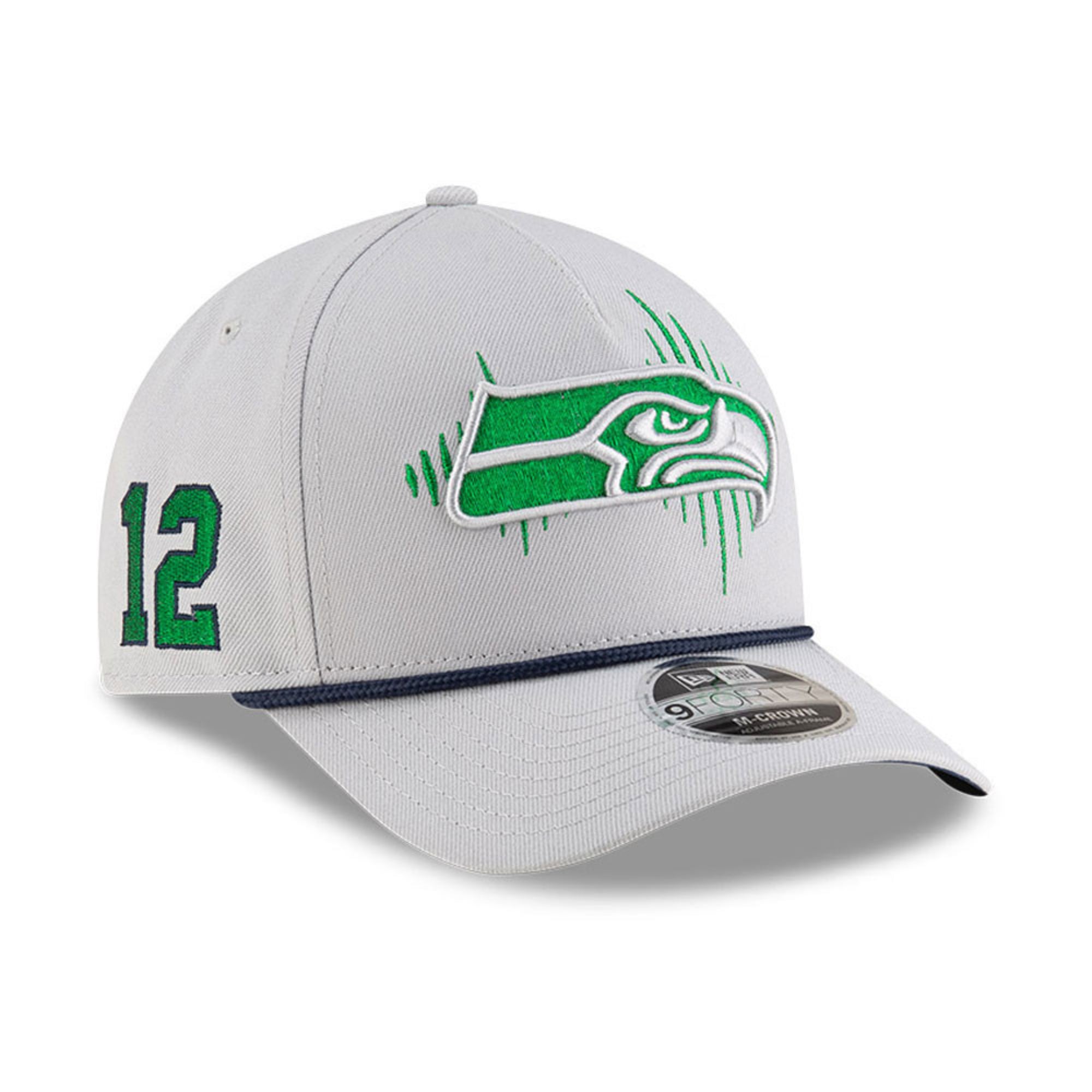 Seattle Seahawks New Era 2025 Rivalries 9FORTY M-Crown A-Frame NFL Cap Grau - STADIUMDREAMS