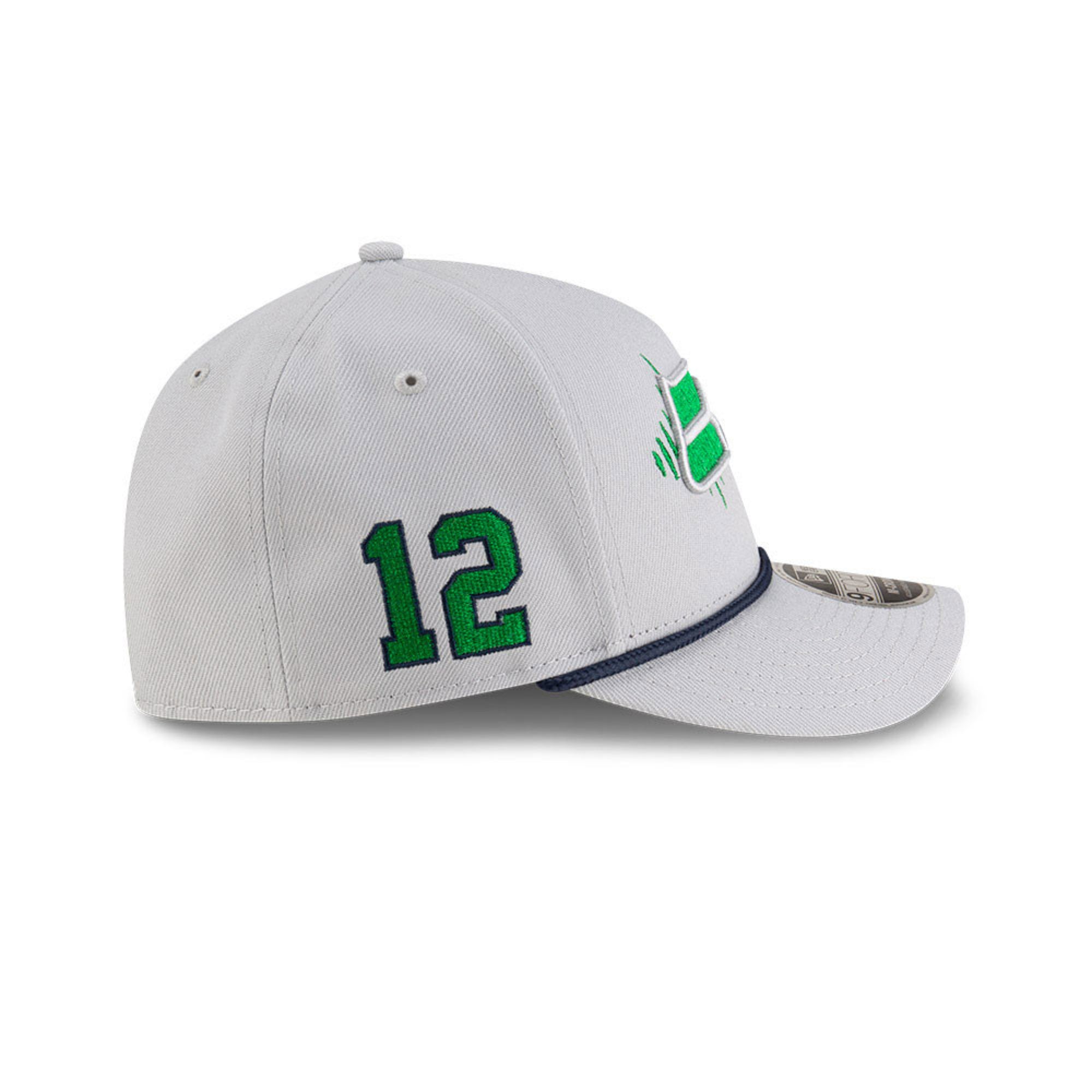 Seattle Seahawks New Era 2025 Rivalries 9FORTY M-Crown A-Frame NFL Cap Grau - STADIUMDREAMS