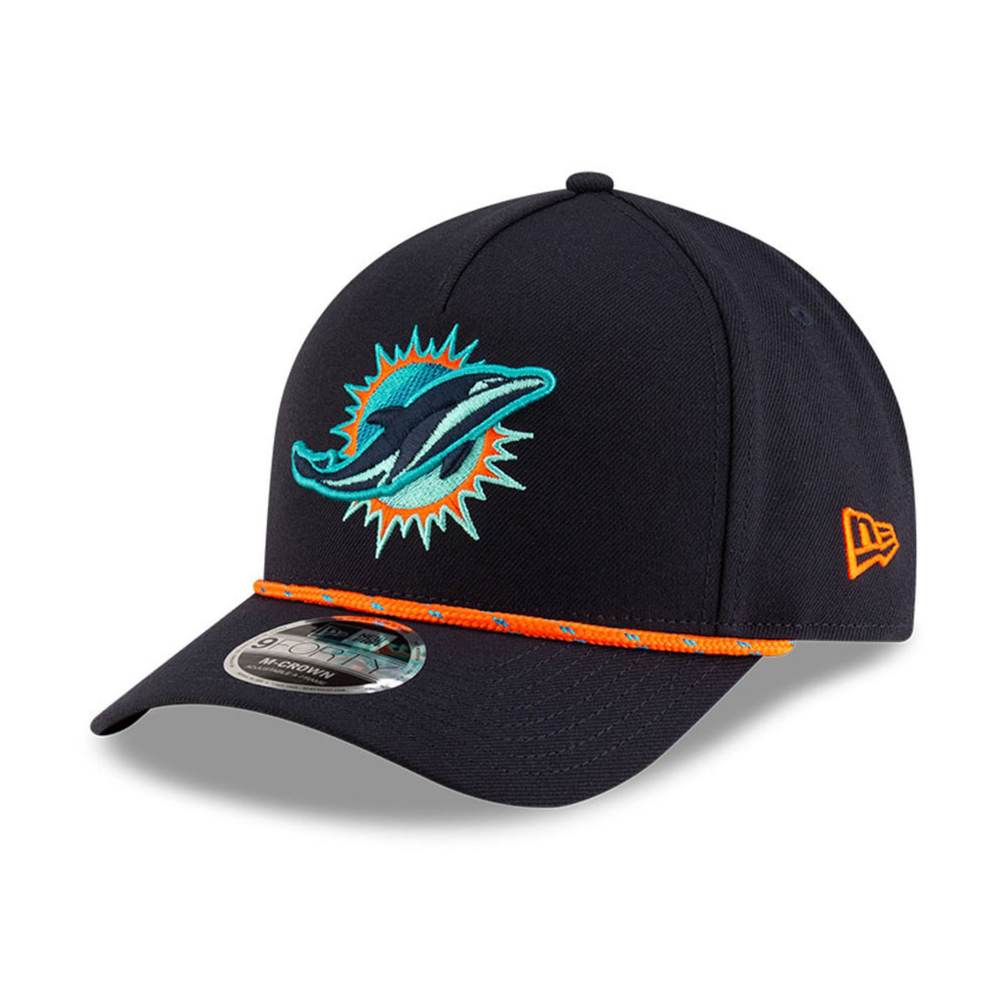 Miami Dolphins New Era 2025 Rivalries 9FORTY M-Crown A-Frame NFL Cap Navy - STADIUMDREAMS