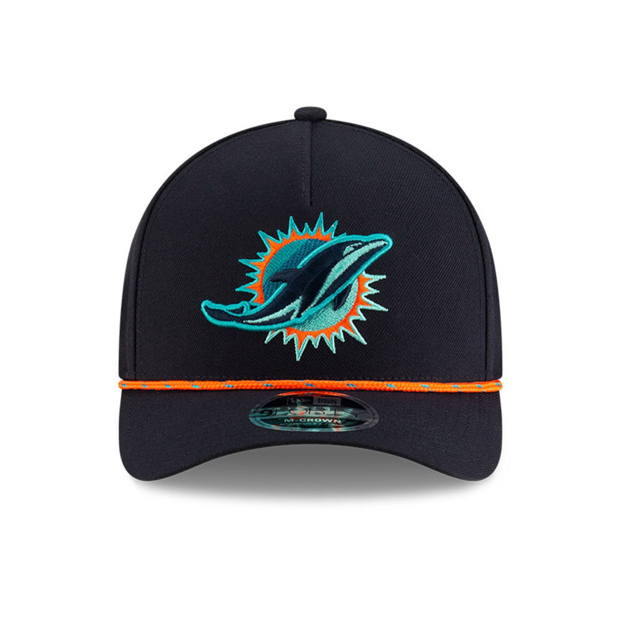Miami Dolphins New Era 2025 Rivalries 9FORTY M-Crown A-Frame NFL Cap Navy - STADIUMDREAMS