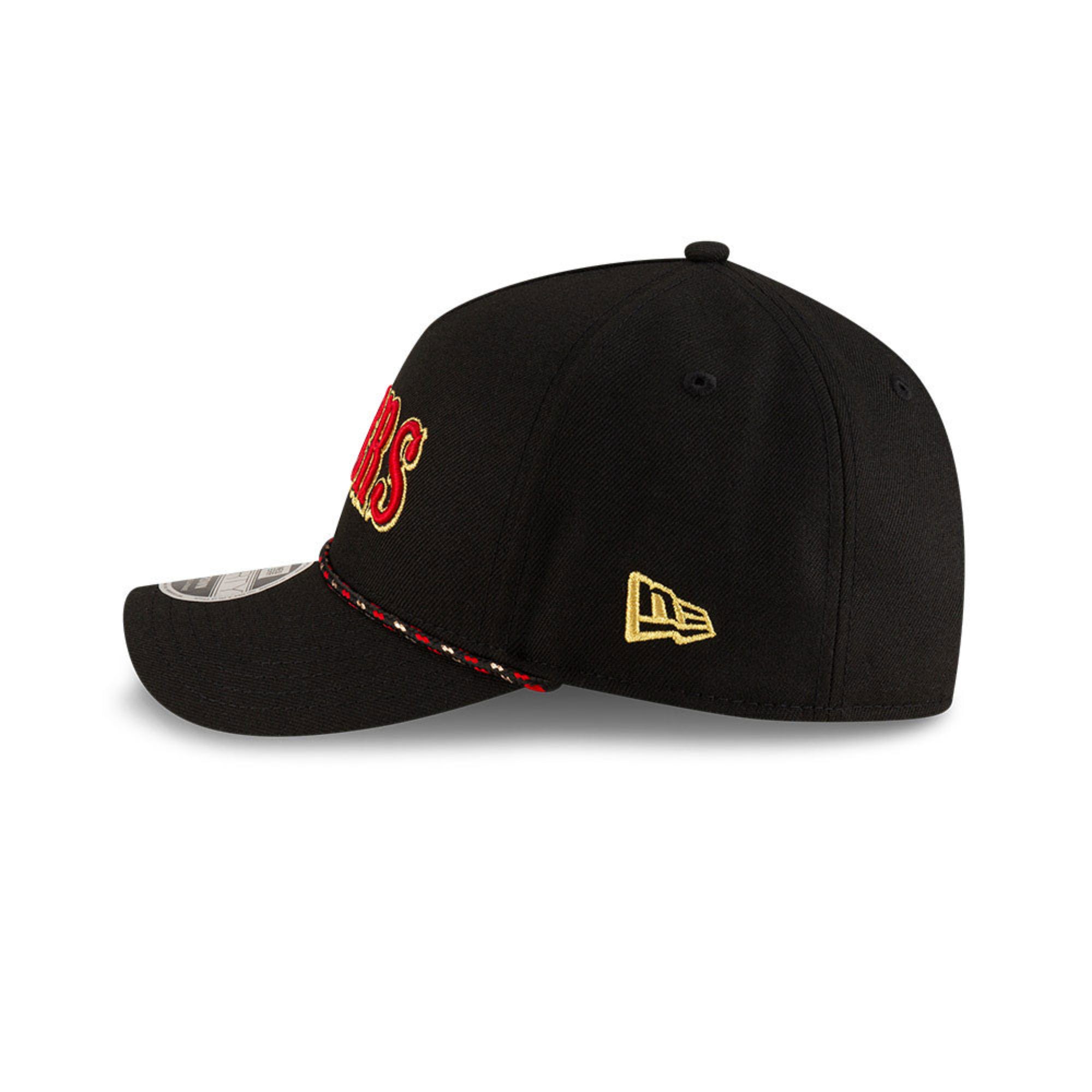 San Francisco 49ers New Era 2025 Rivalries 9FORTY M-Crown A-Frame NFL Cap Schwarz