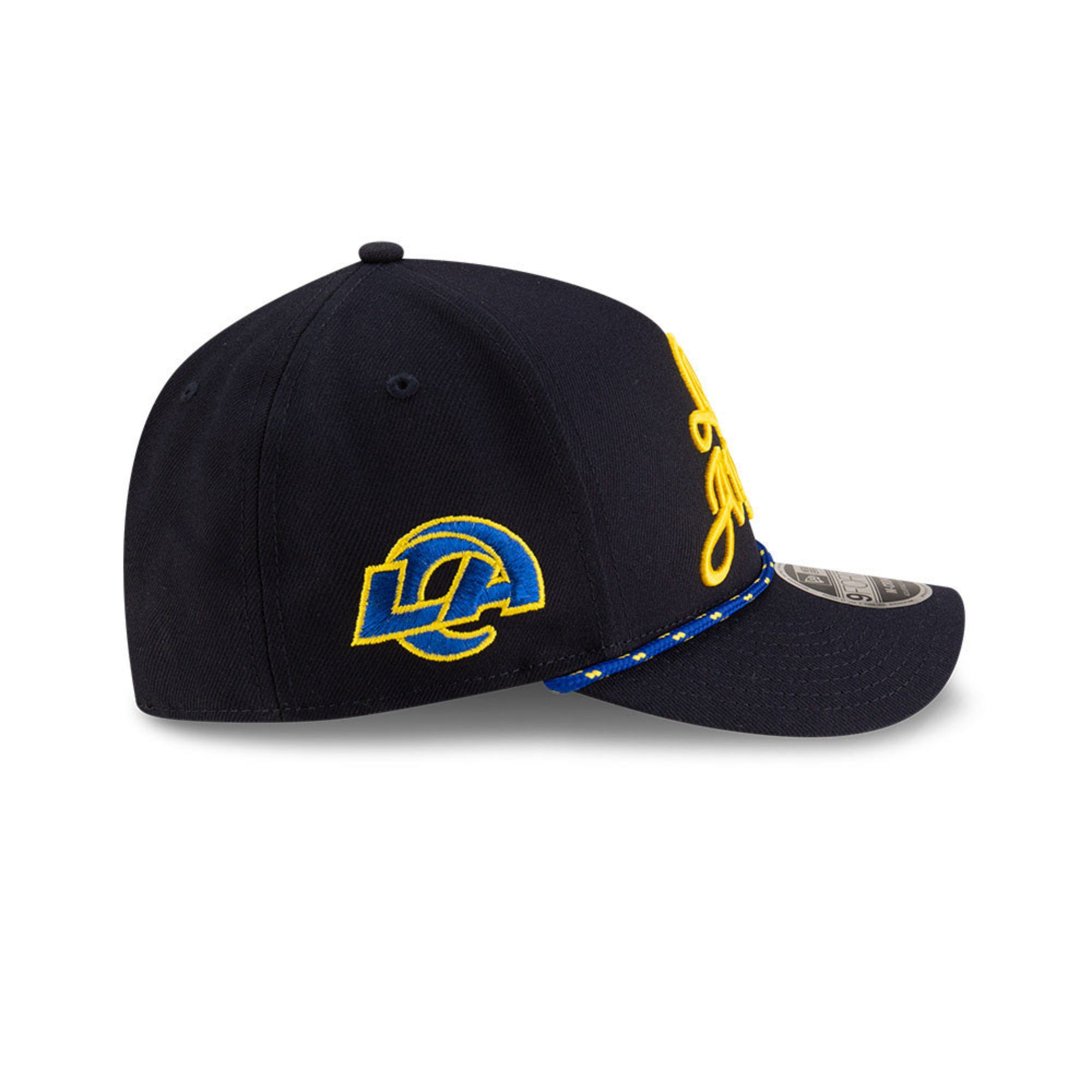 Los Angeles Rams New Era 2025 Rivalries 9FORTY M-Crown A-Frame NFL Cap Navy - STADIUMDREAMS