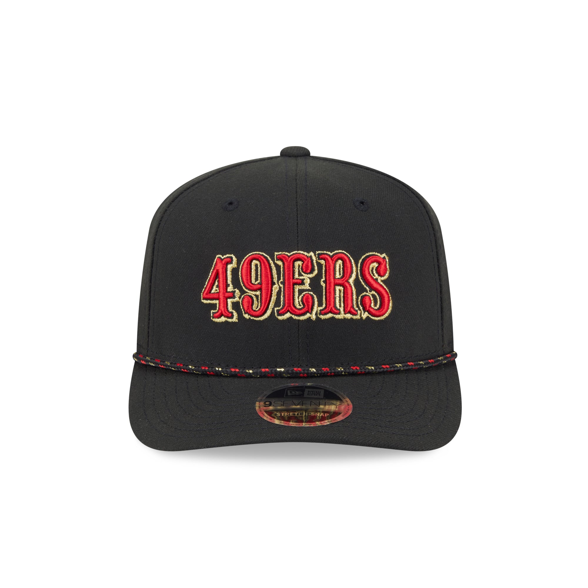 San Francisco 49ers New Era 2025 Rivalries 9SEVENTY Stretch Snap NFL Cap Schwarz