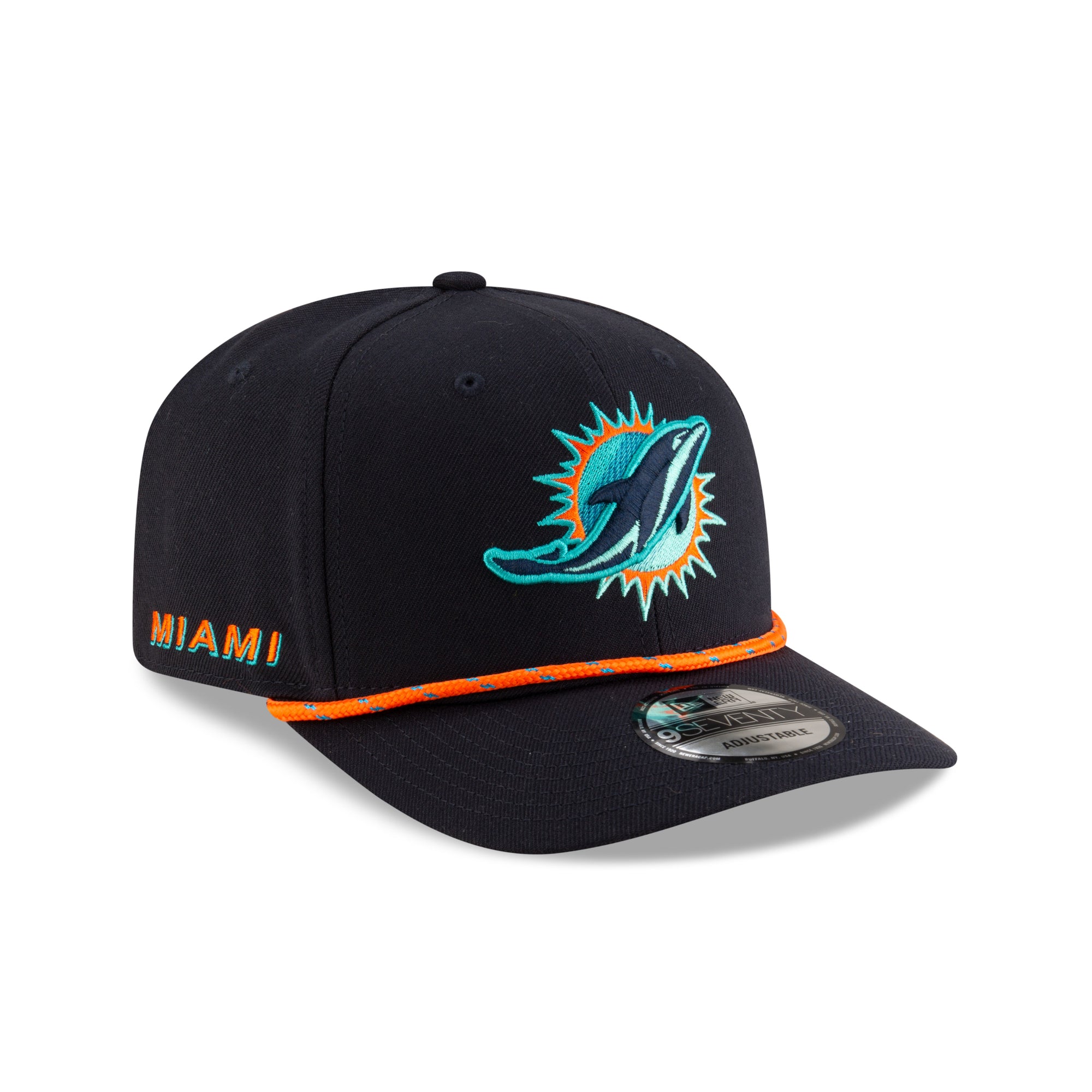 Miami Dolphins New Era 2025 Rivalries 9SEVENTY Stretch Snap NFL Cap Navy - STADIUMDREAMS
